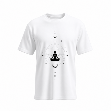 SIIEGE Yoga Chakra  Soft Cotton T-Shirt For Men
