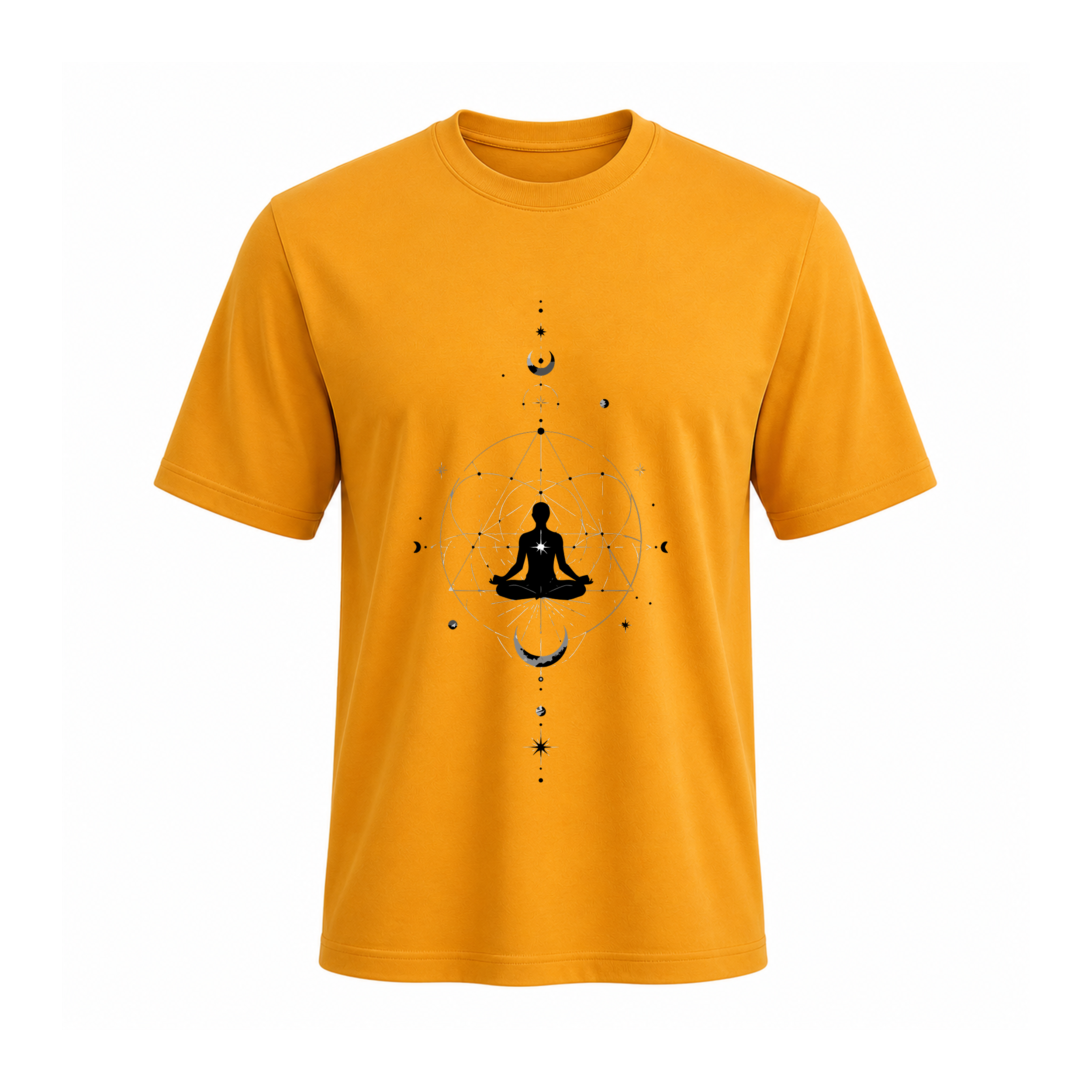 SIIEGE Yoga Chakra  Soft Cotton T-Shirt For Men