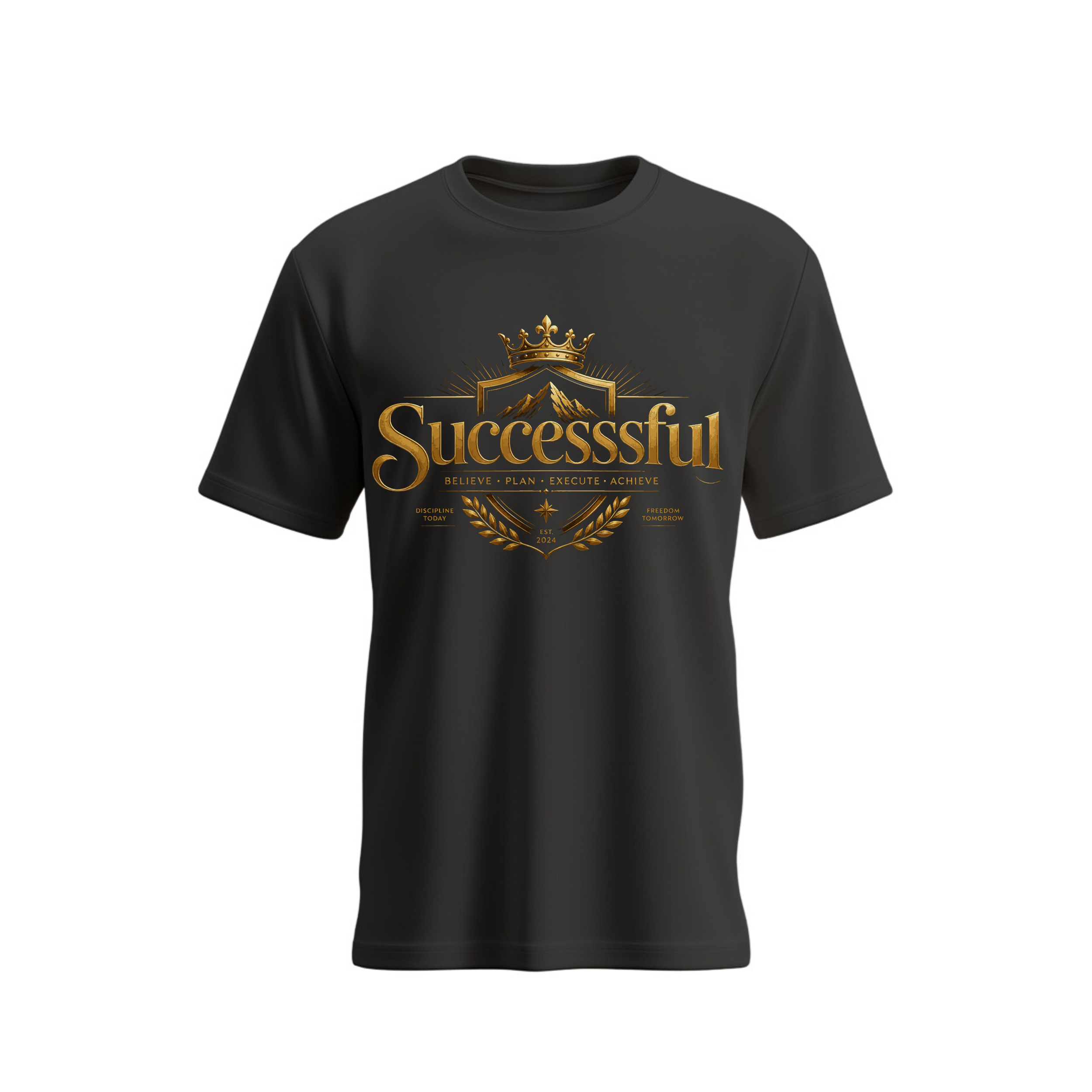 SIIEGE Motivational Statement Soft Cotton T-Shirt For Men