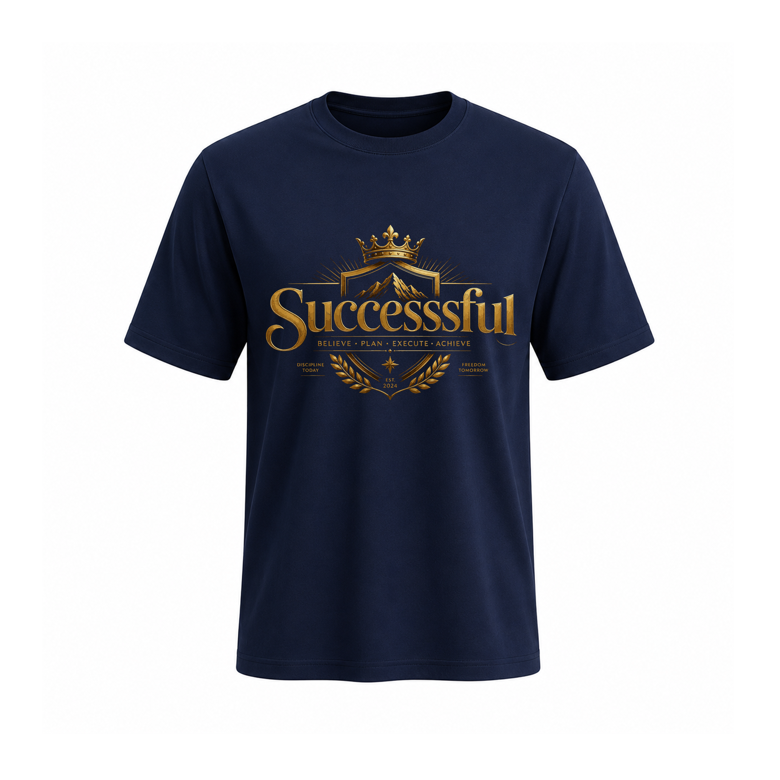 SIIEGE Motivational Statement Soft Cotton T-Shirt For Men