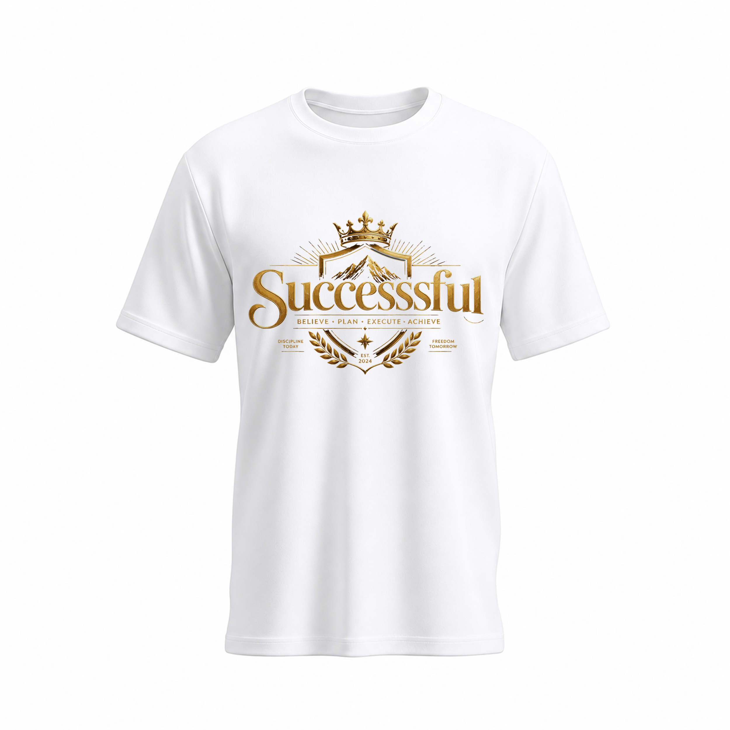 SIIEGE Motivational Statement Soft Cotton T-Shirt For Men