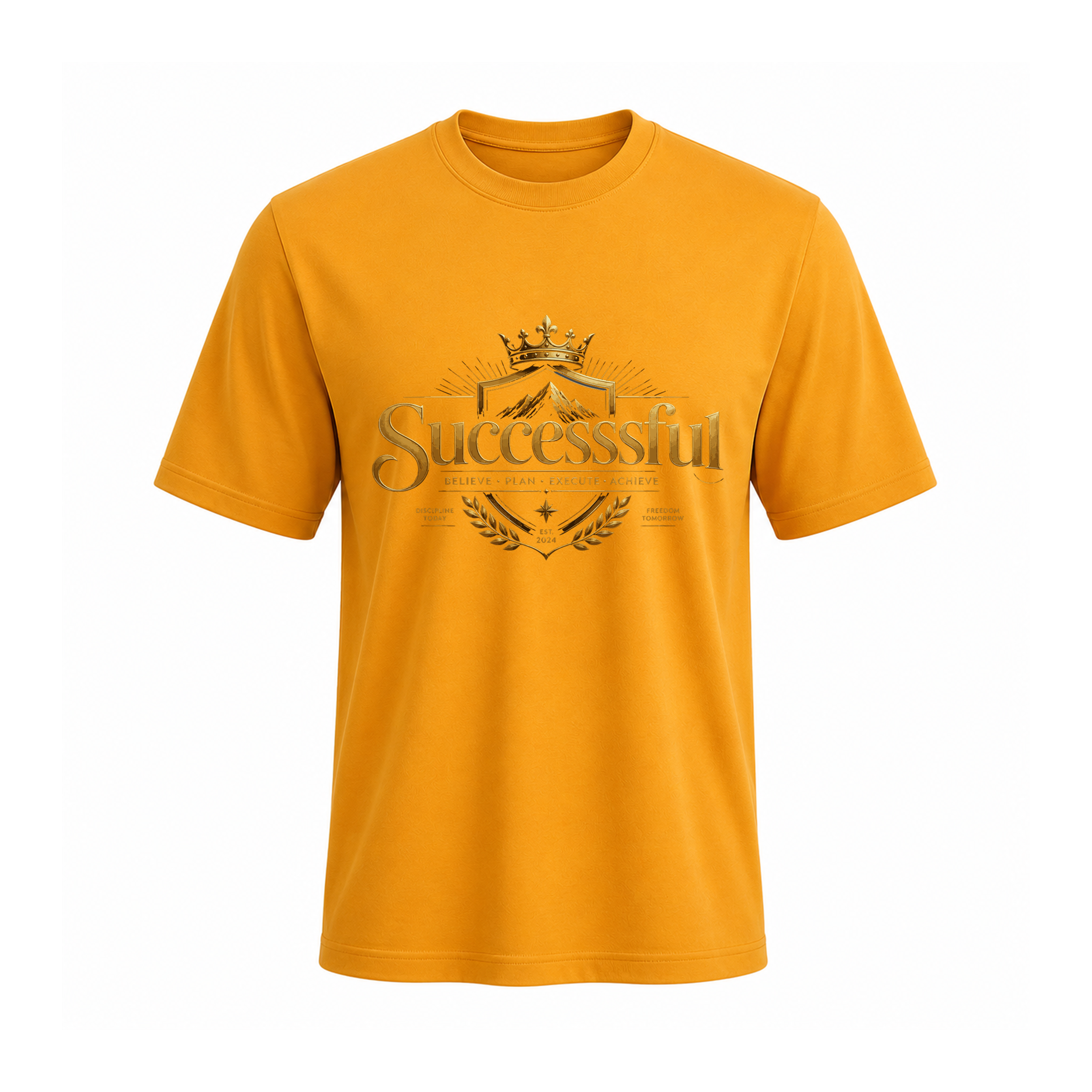SIIEGE Motivational Statement Soft Cotton T-Shirt For Men