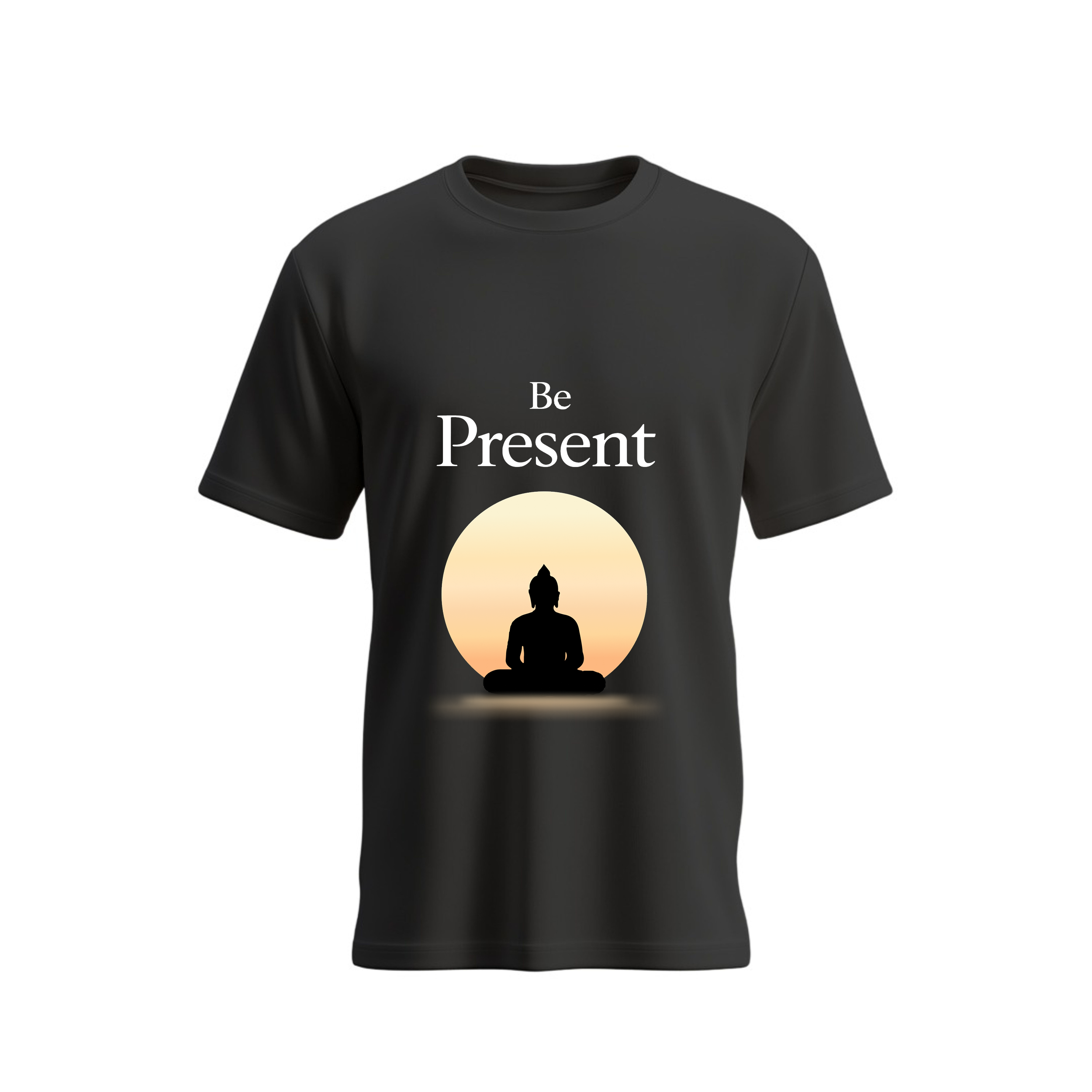 SIIEGE Be Present Soft Cotton T-Shirt For Men