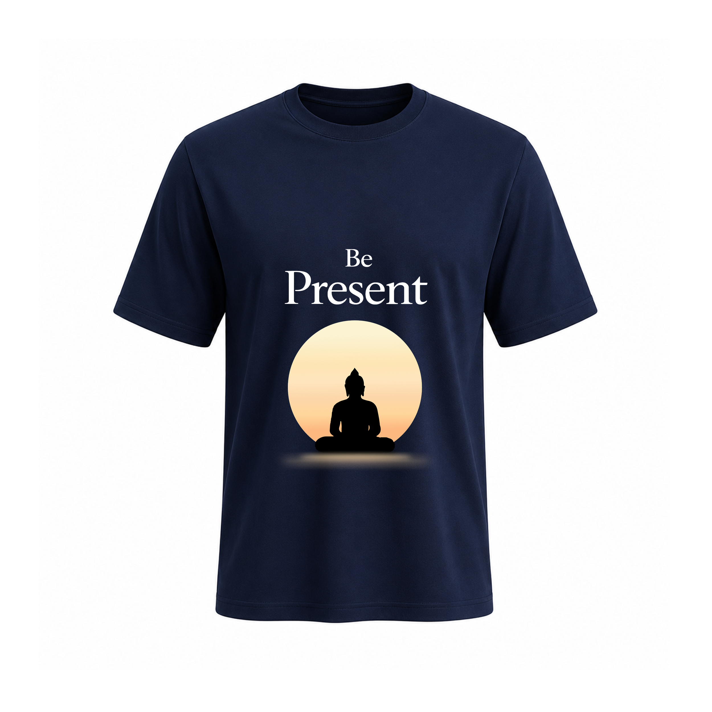 SIIEGE Be Present Soft Cotton T-Shirt For Men