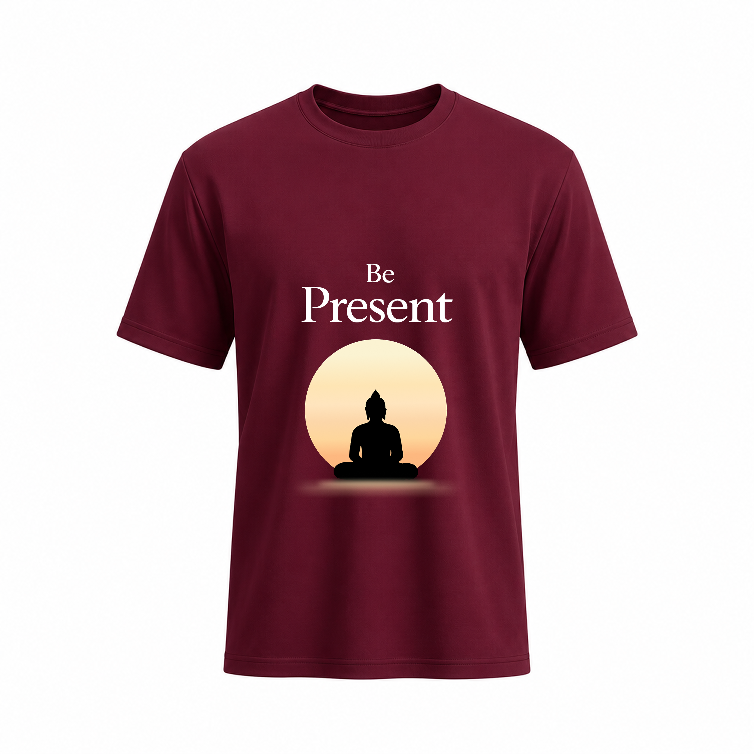 SIIEGE Be Present Soft Cotton T-Shirt For Men