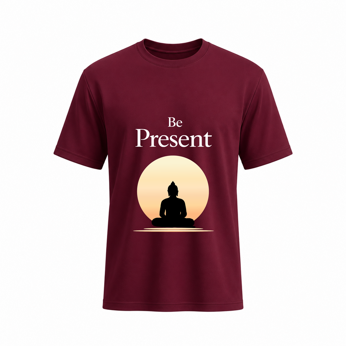 SIIEGE Be Present Soft Cotton T-Shirt For Men
