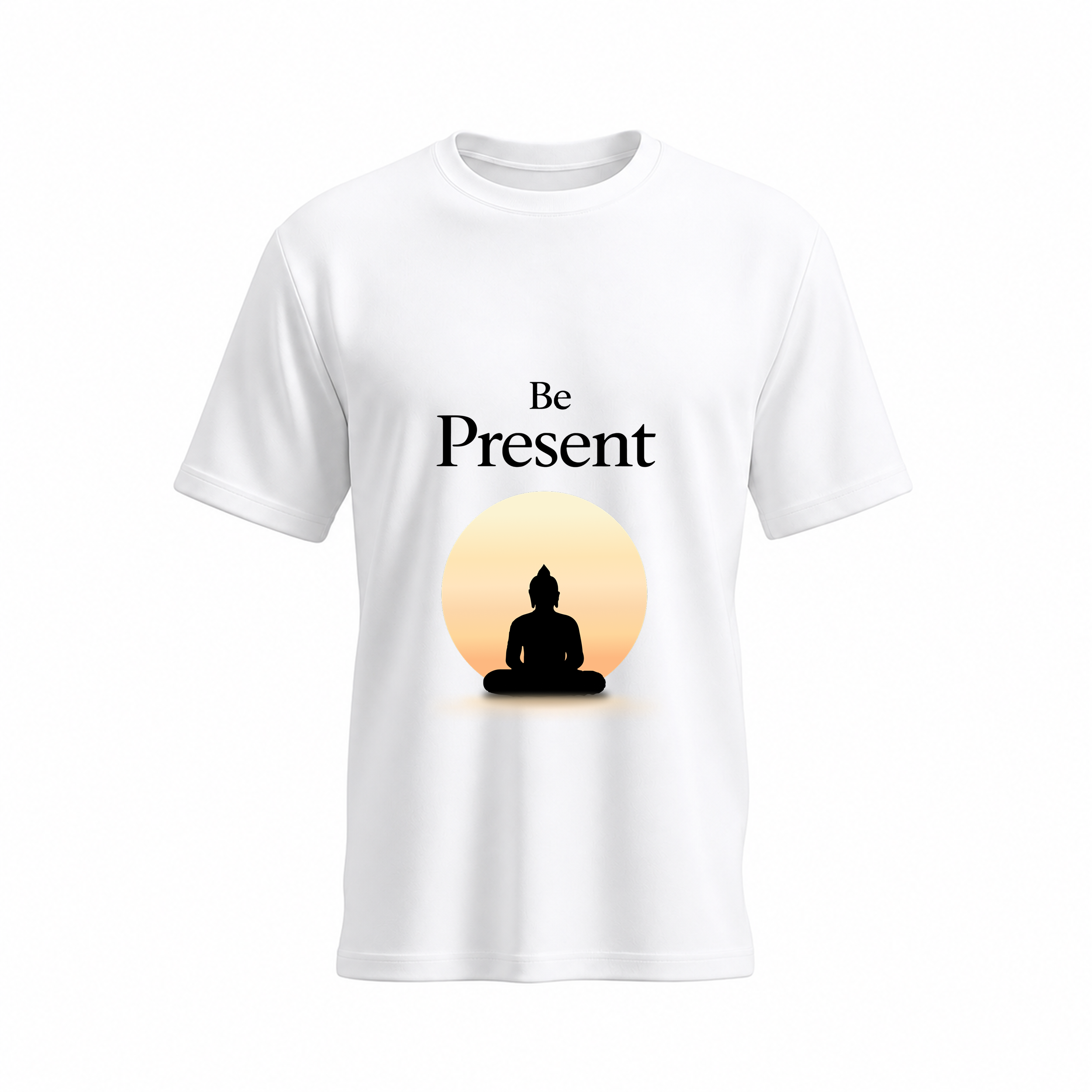 SIIEGE Be Present Soft Cotton T-Shirt For Men