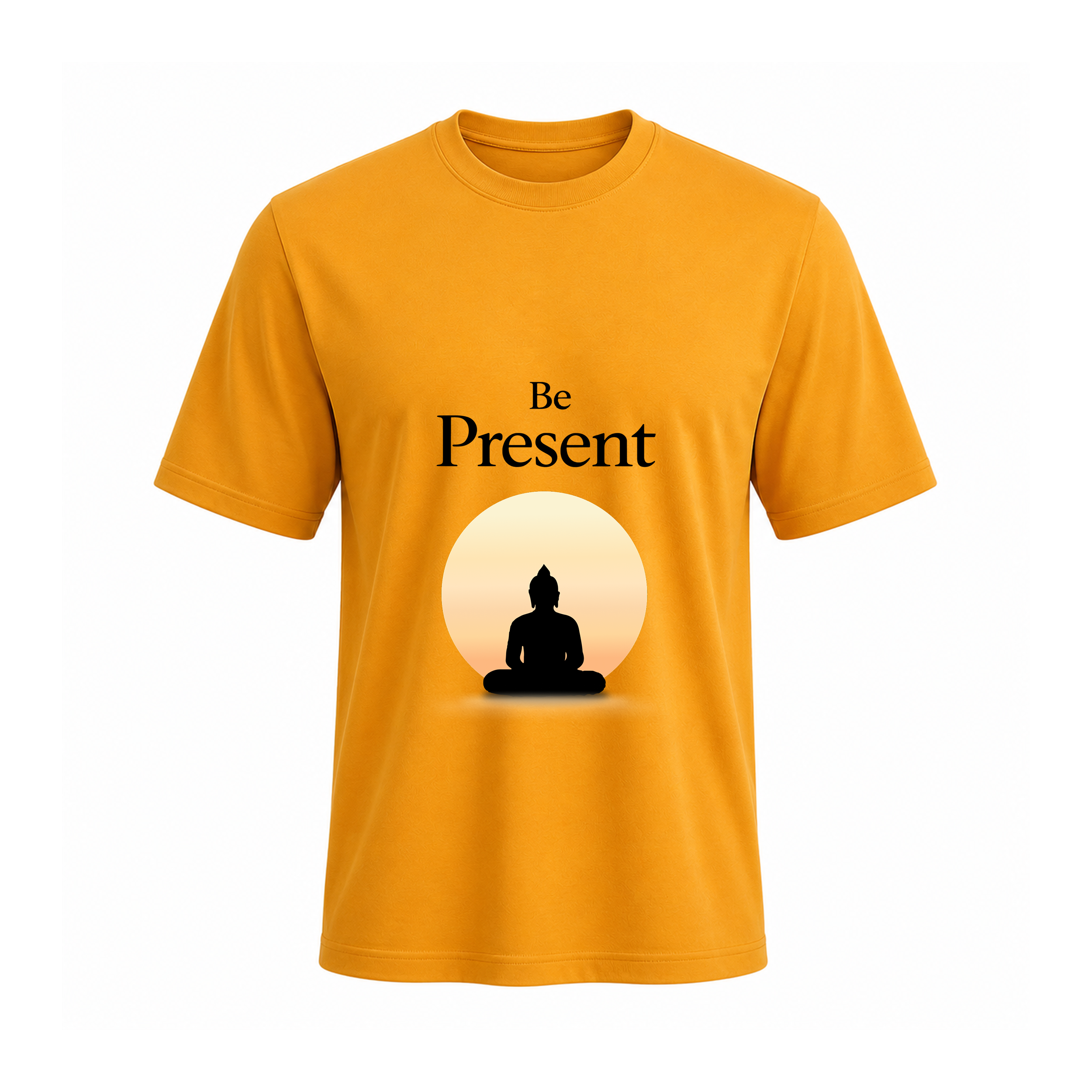 SIIEGE Be Present Soft Cotton T-Shirt For Men