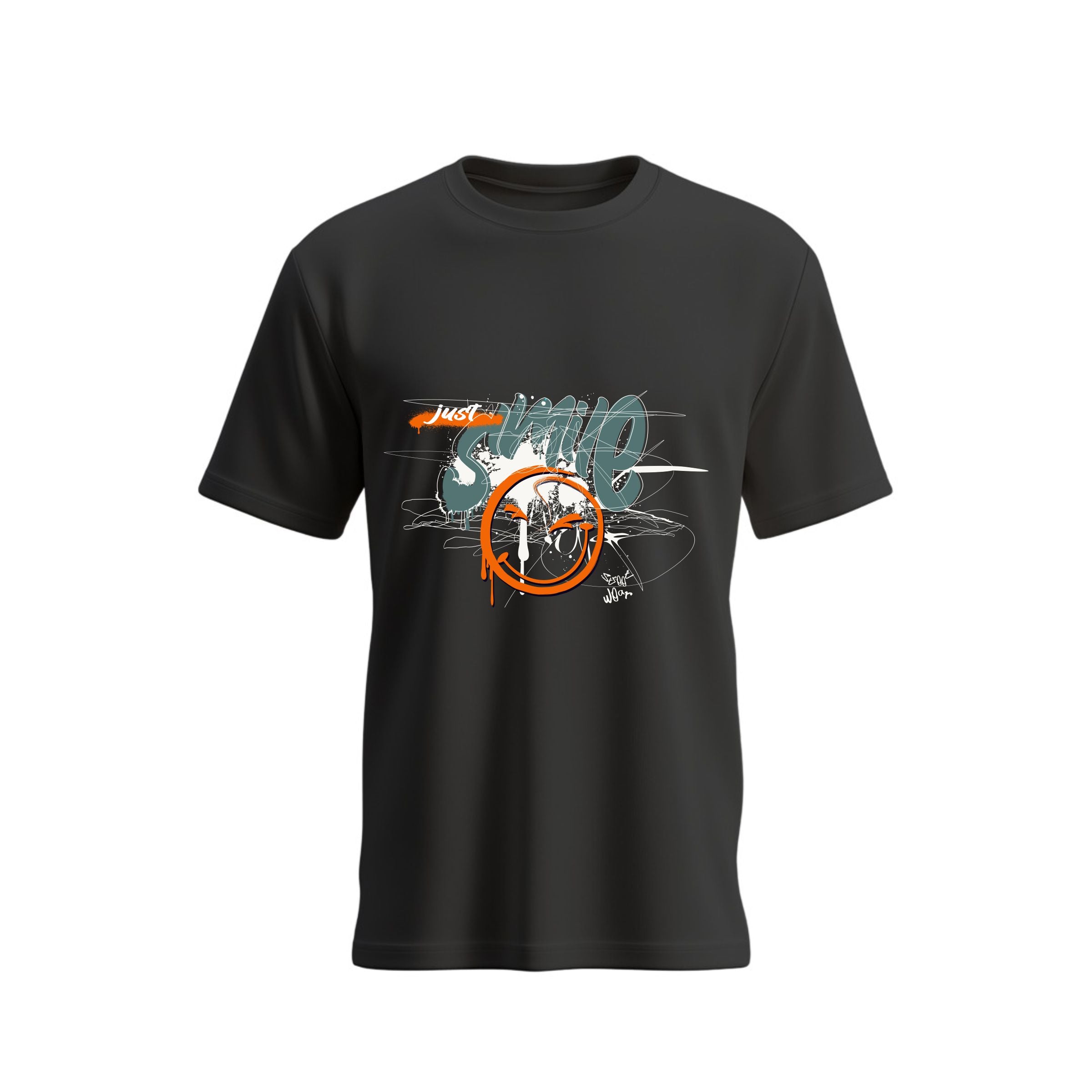 SIIEGE Just Smile Cotton T-Shirt for Men