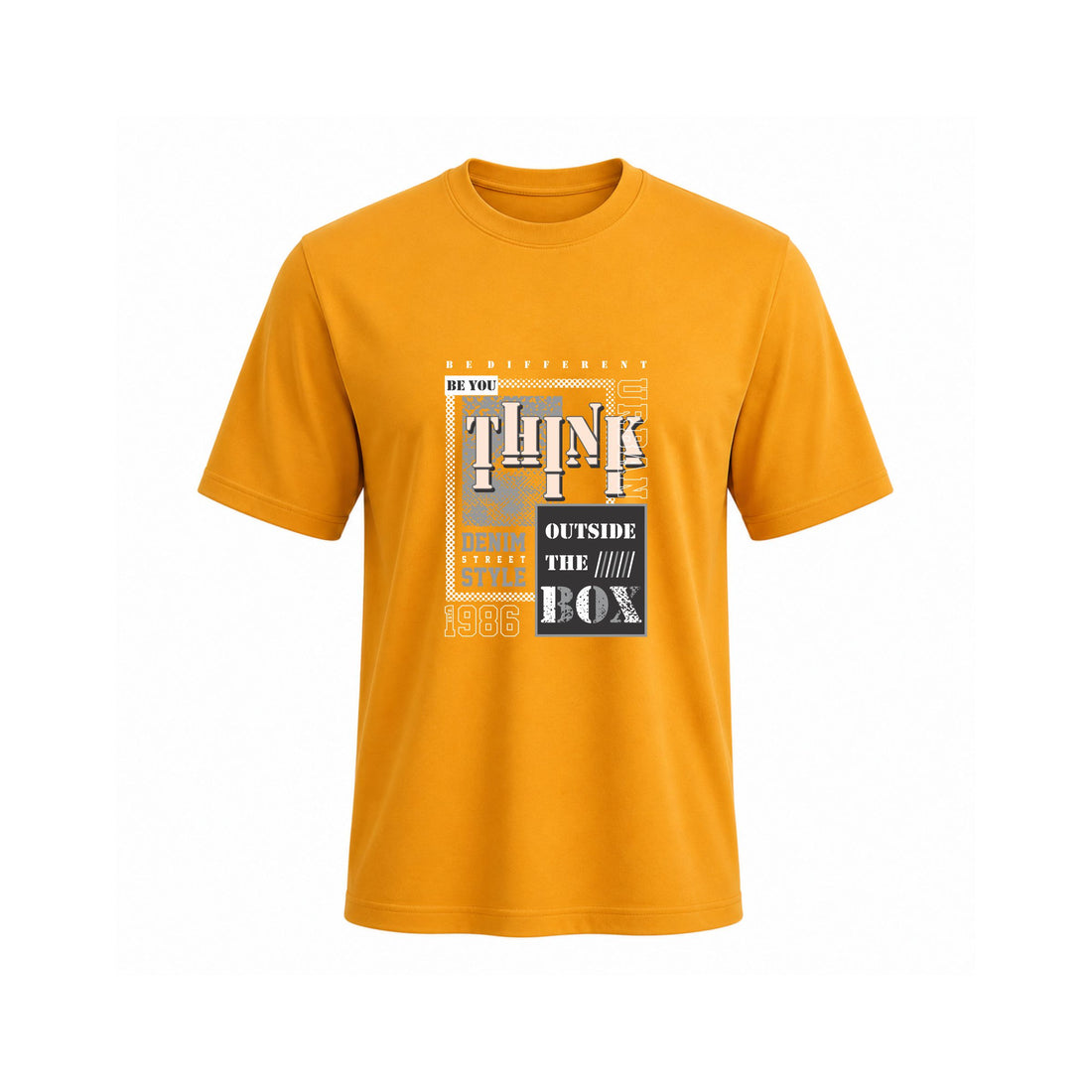 SIIEGE Think Outside The Box Cotton T-Shirt for Men