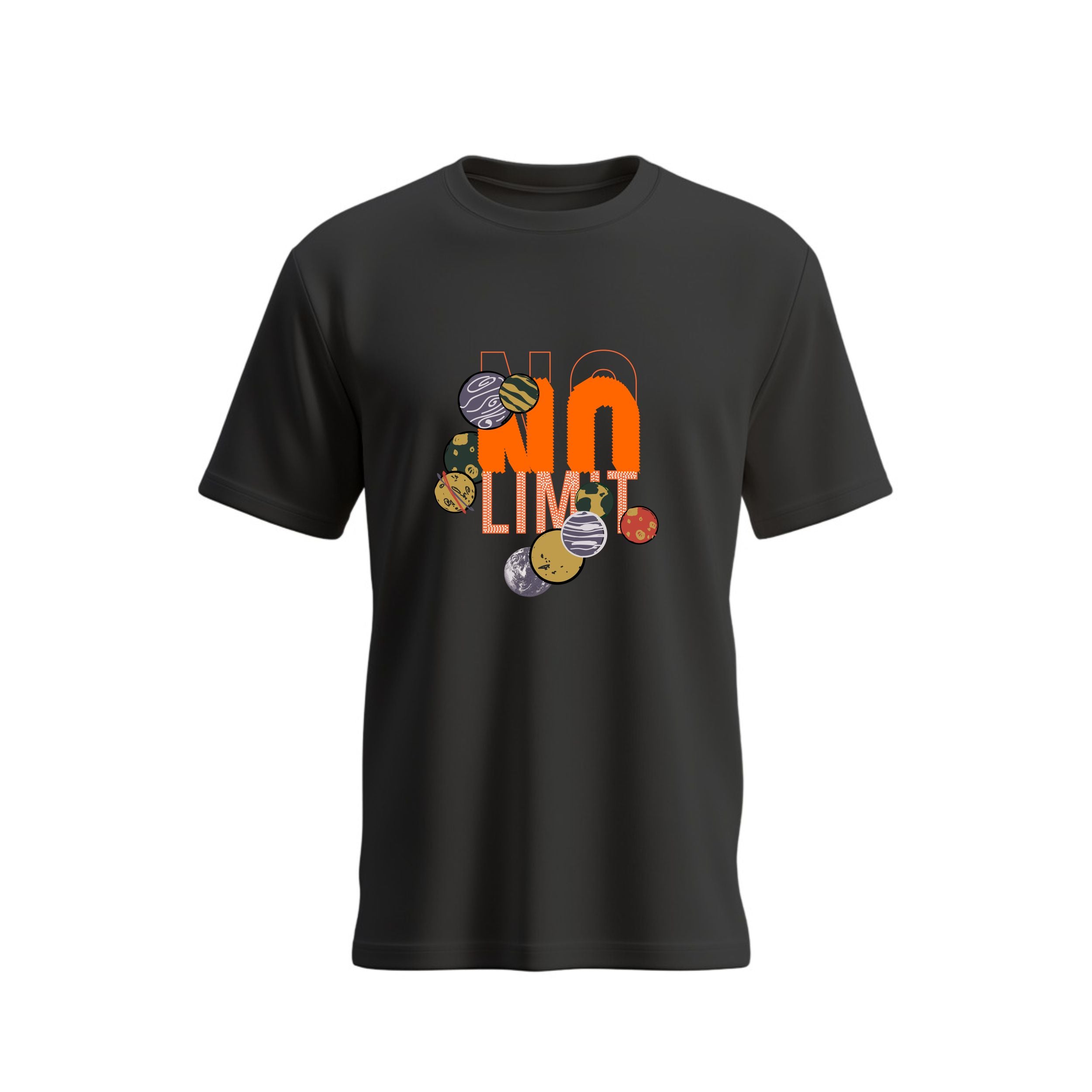SIIEGE No Limit Space T-Shirt Cotton T-Shirt for Men