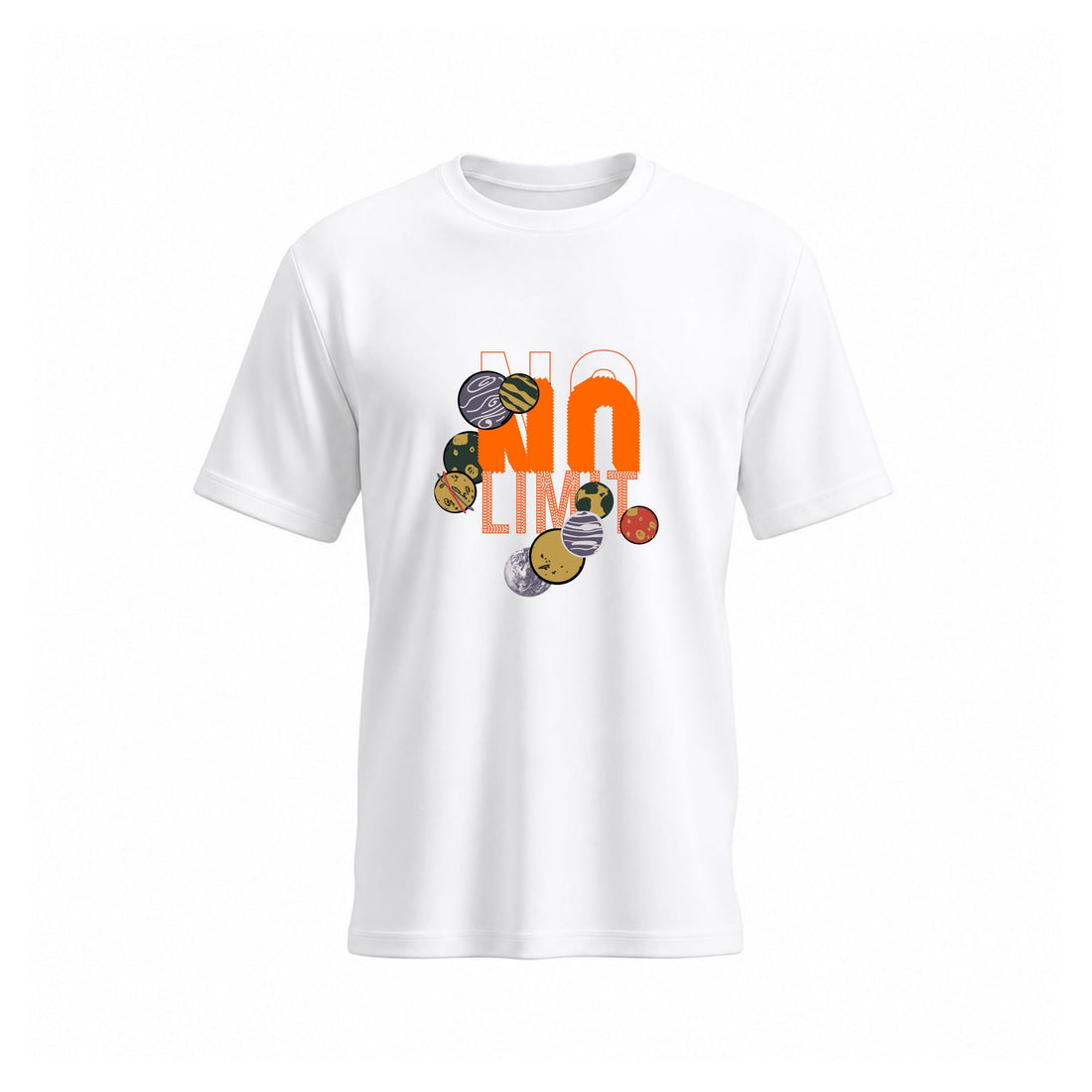 SIIEGE No Limit Space T-Shirt Cotton T-Shirt for Men