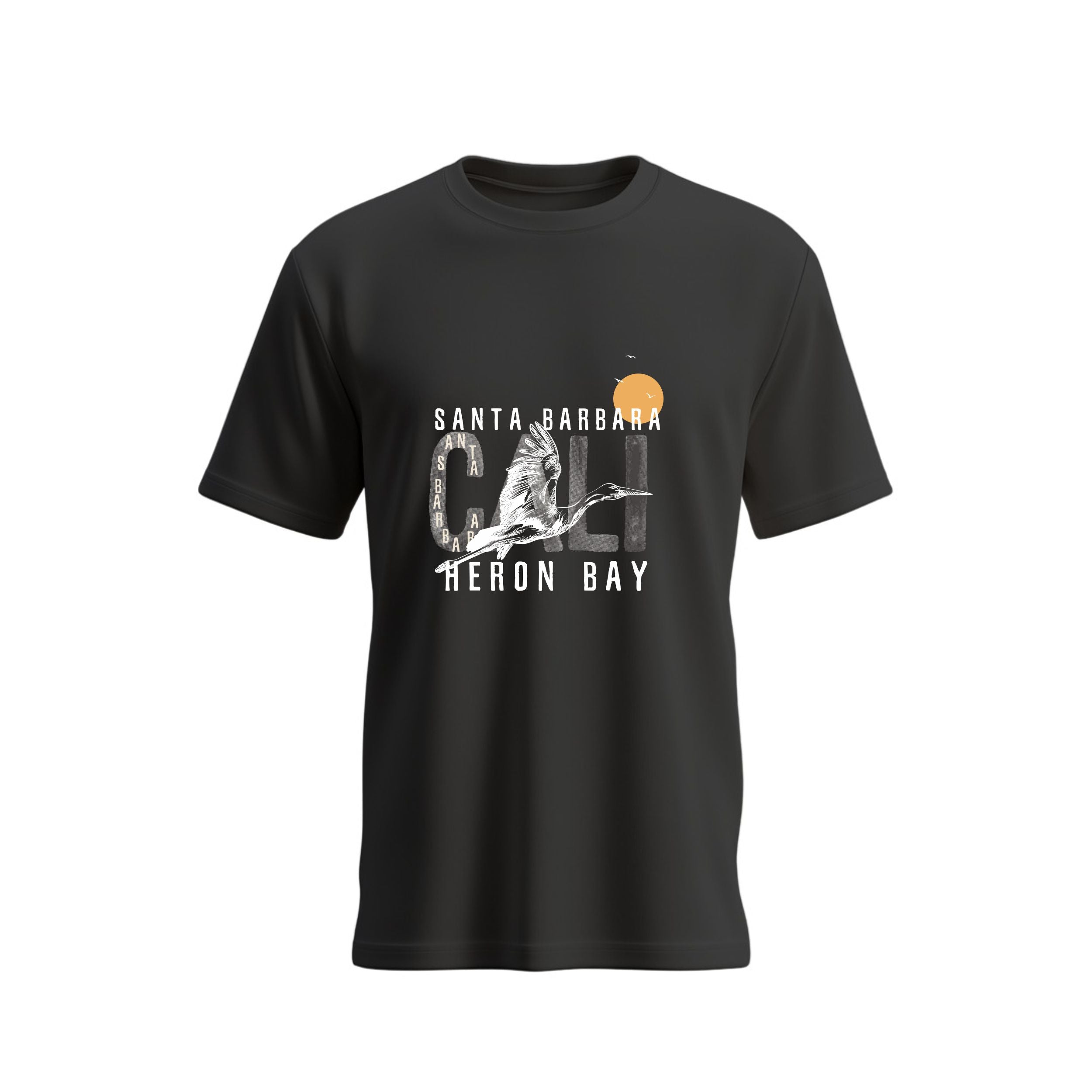 SIIEGE Santa Barbara Cali Heron Bay Cotton T-Shirt for Men