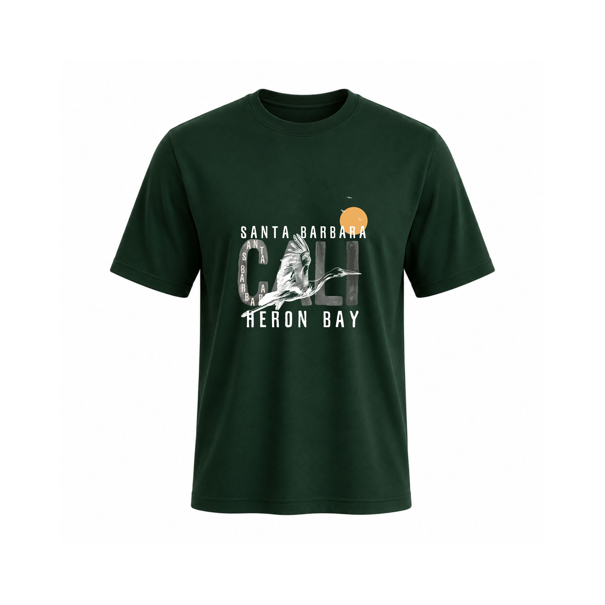 SIIEGE Santa Barbara Cali Heron Bay Cotton T-Shirt for Men
