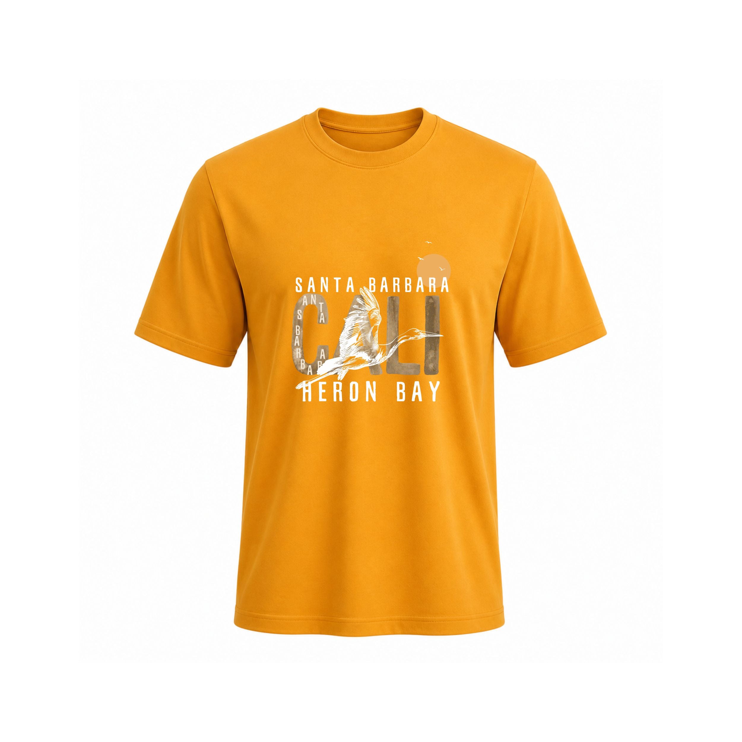 SIIEGE Santa Barbara Cali Heron Bay Cotton T-Shirt for Men