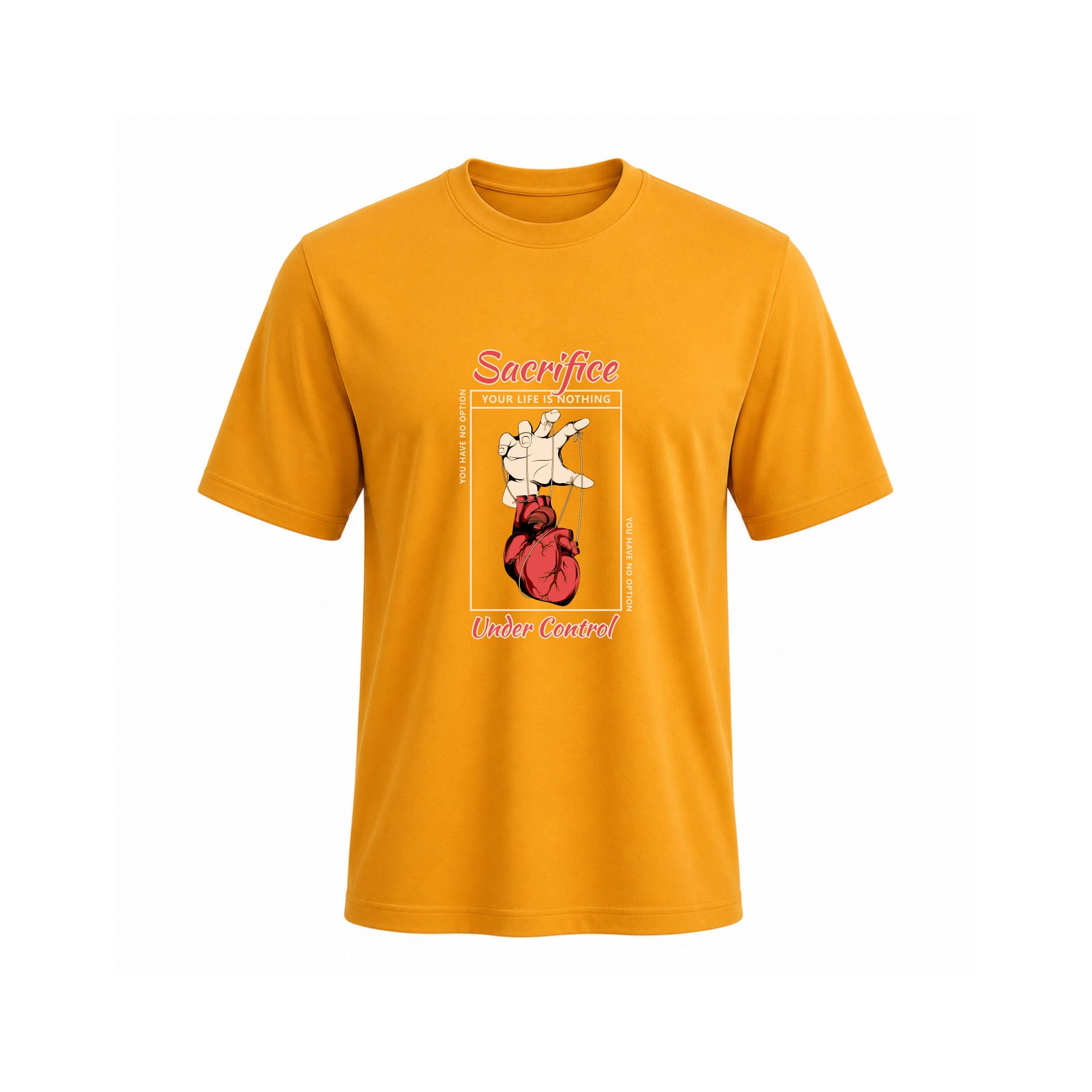 Sacrifice Under Control Cotton T-Shirt for Men