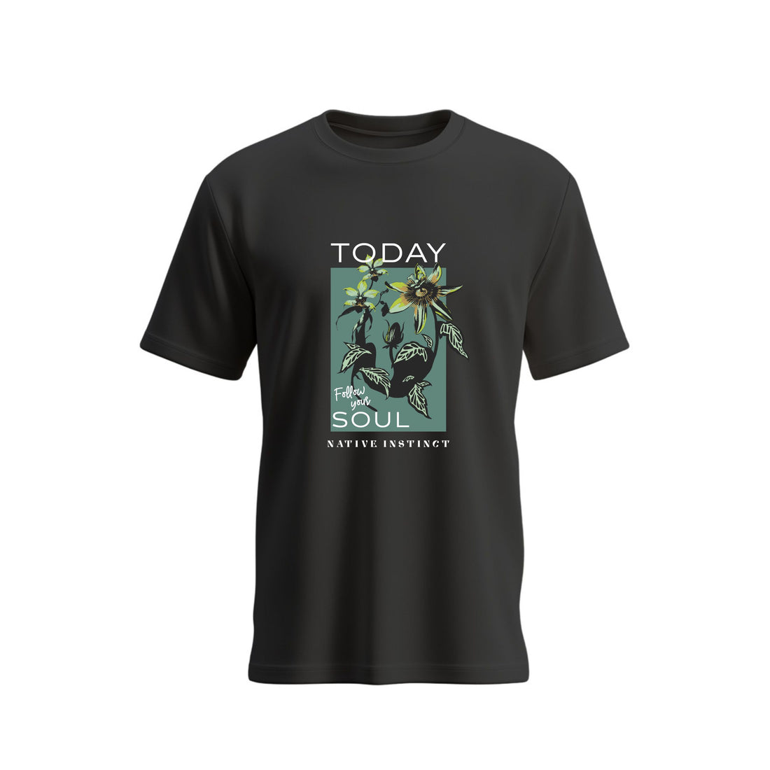 Siiege Today Follow Your Soul Floral Cotton T-Shirt for Men