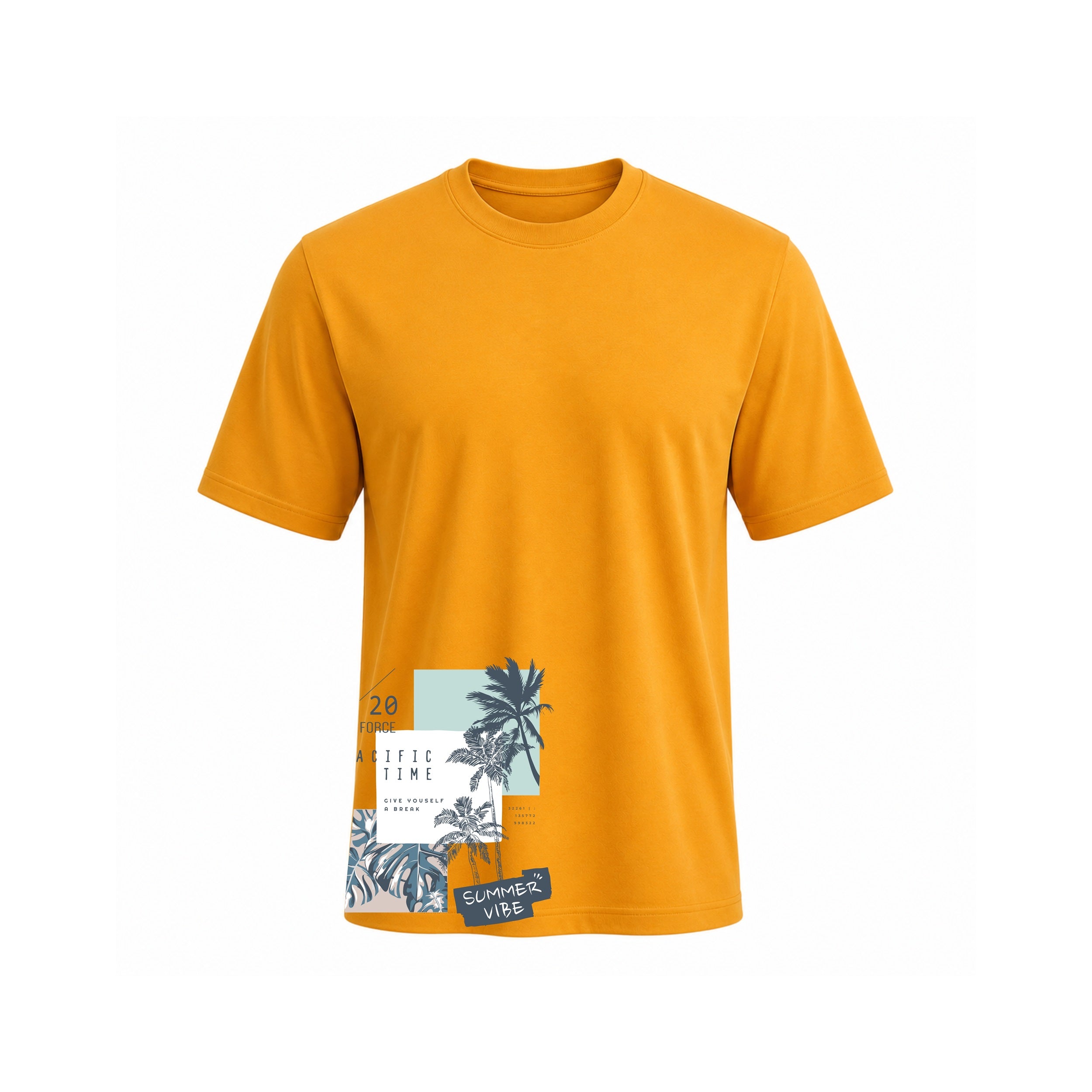 Siiege Pacific Time Summer Vibe Cotton T-Shirt for Men