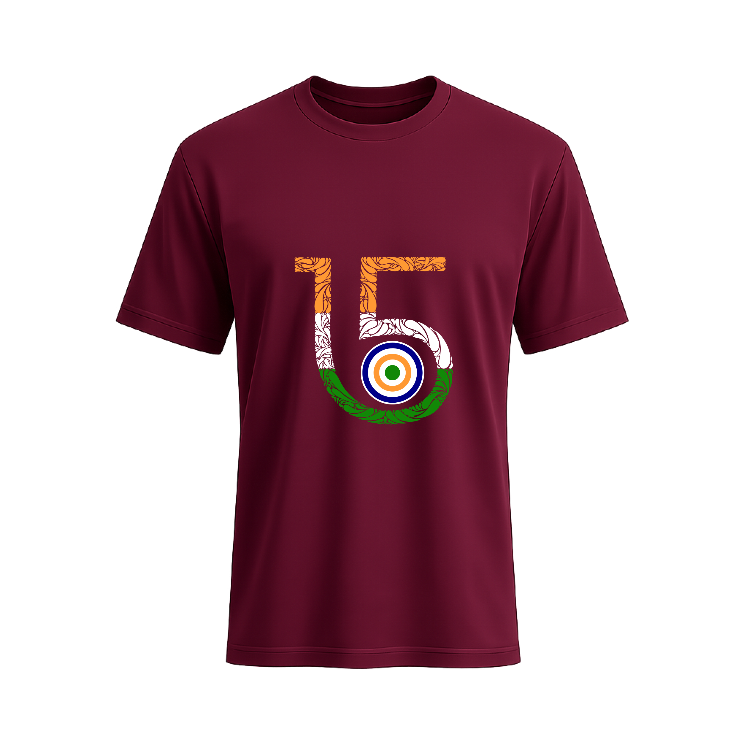 SIIEGE Men's Independence Day Round Neck Cotton T-Shirt