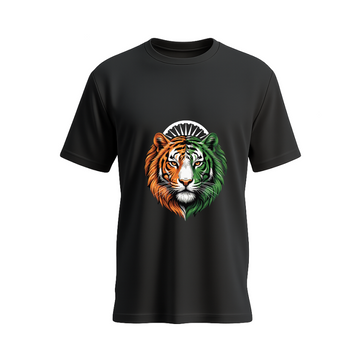 SIIEGE Men's Patriotic Tiger Cotton T-Shirt