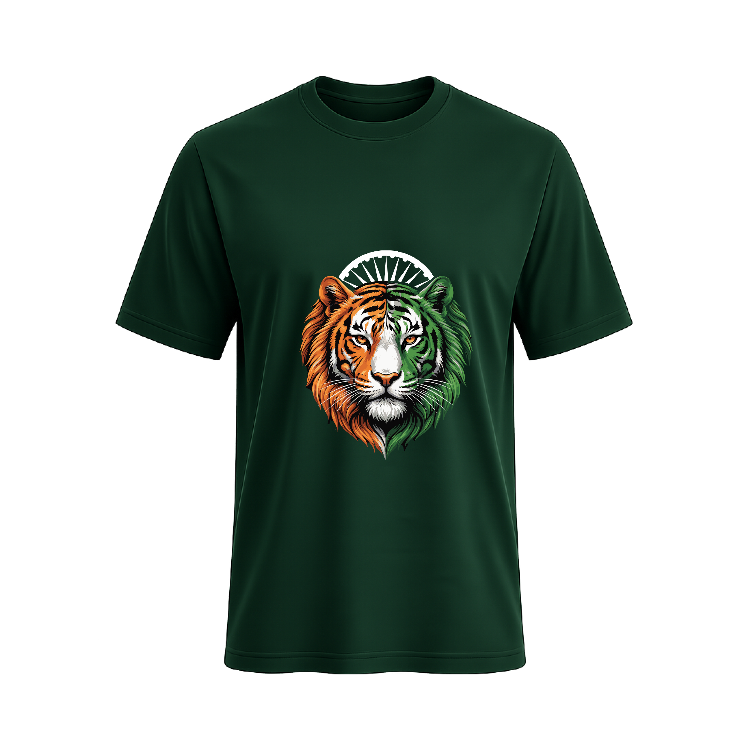 SIIEGE Men's Patriotic Tiger Cotton T-Shirt