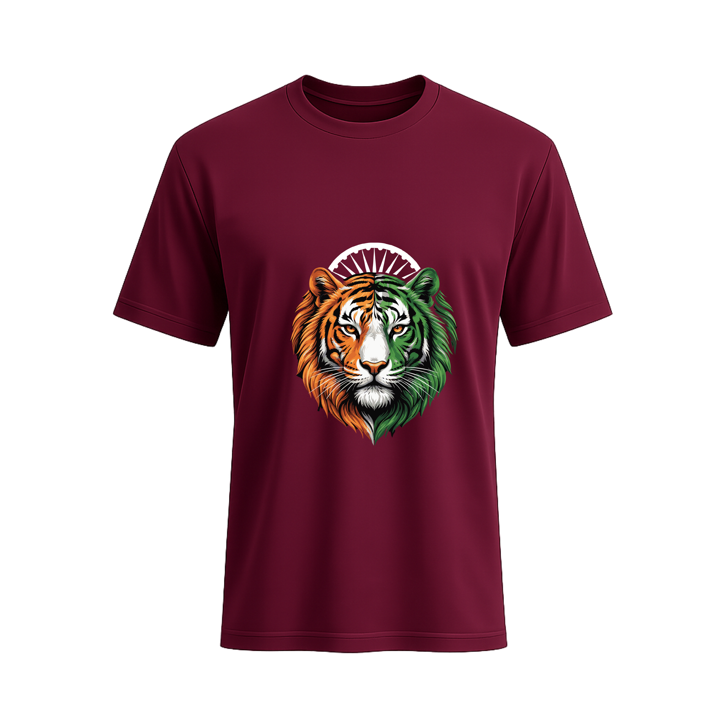 SIIEGE Men's Patriotic Tiger Cotton T-Shirt