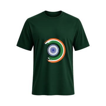 SIIEGE Men's Ashoka Chakra Cotton T-Shirt