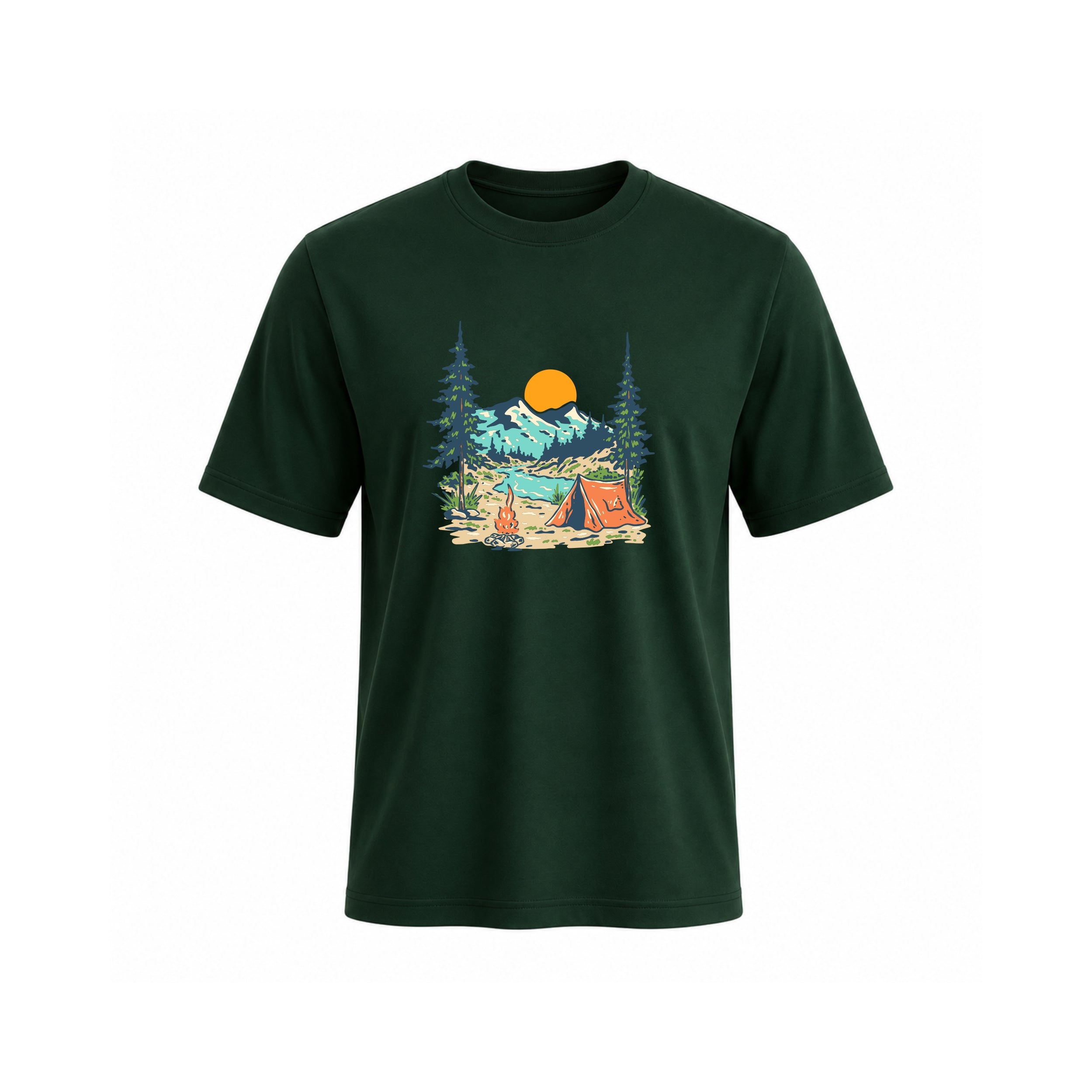 Siiege Mountain Camp Adventure T-Shirt for Men