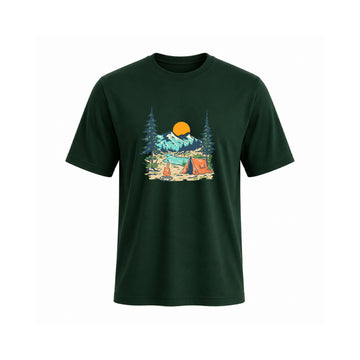 Siiege Mountain Camp Adventure T-Shirt for Men