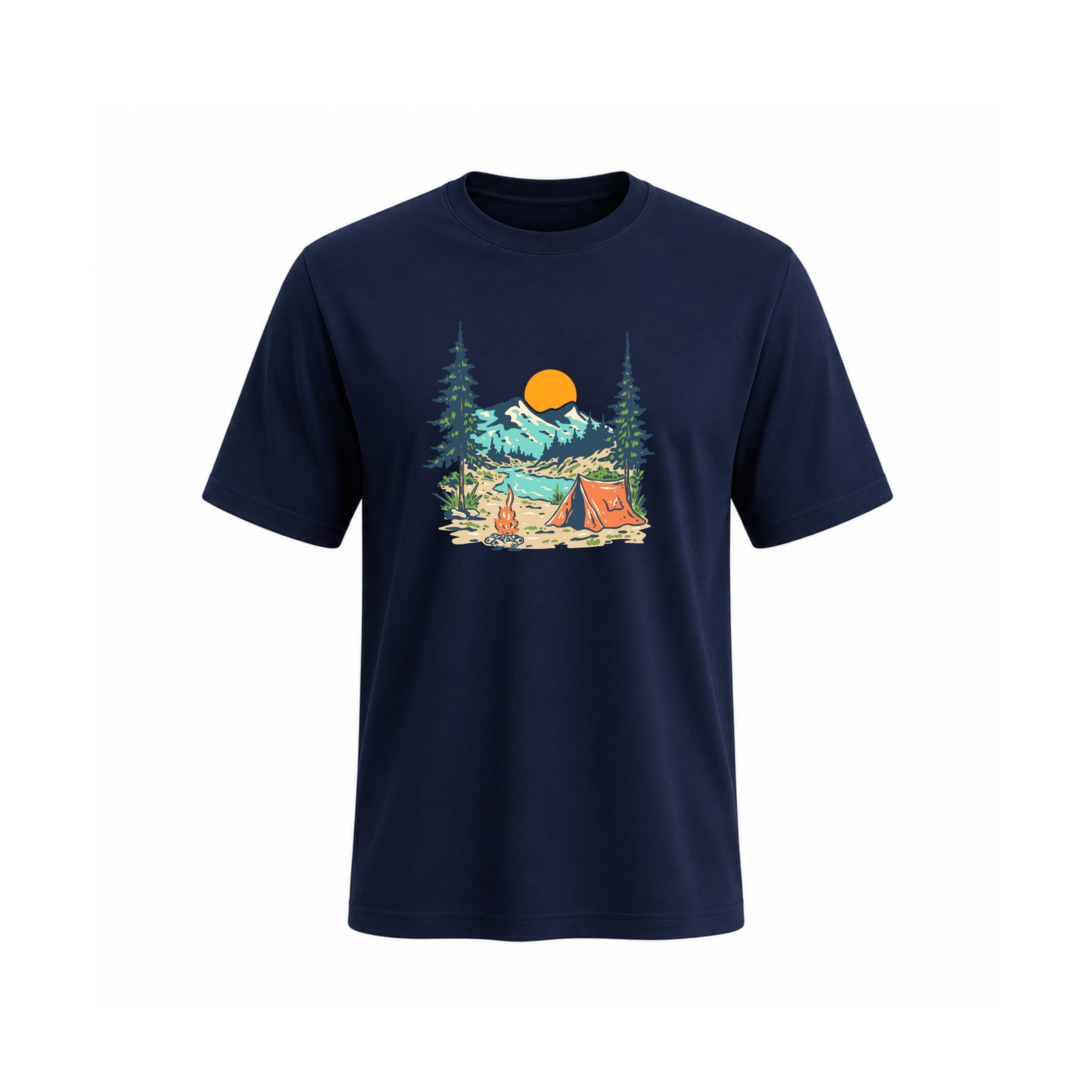 Siiege Mountain Camp Adventure T-Shirt for Men