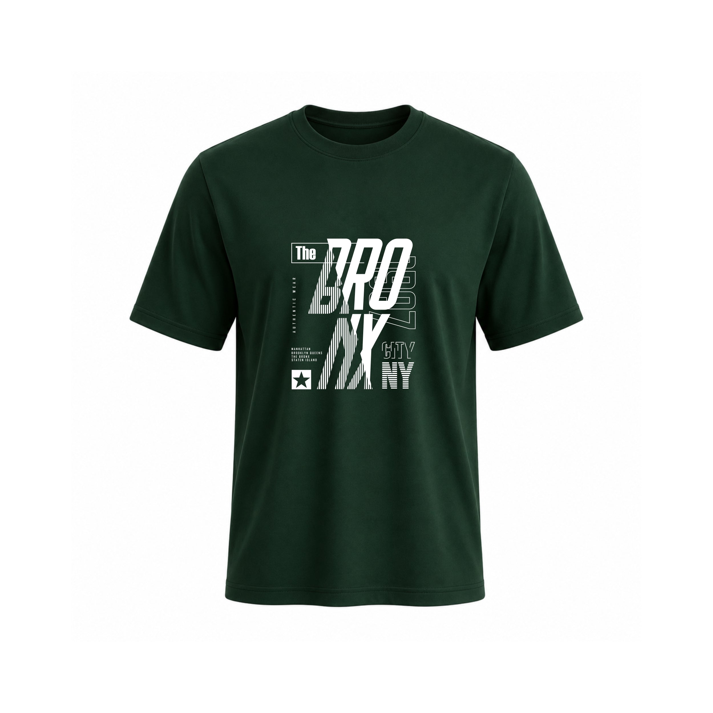 SIIEGE Pure Cotton Brooklyn City T-Shirt For Men