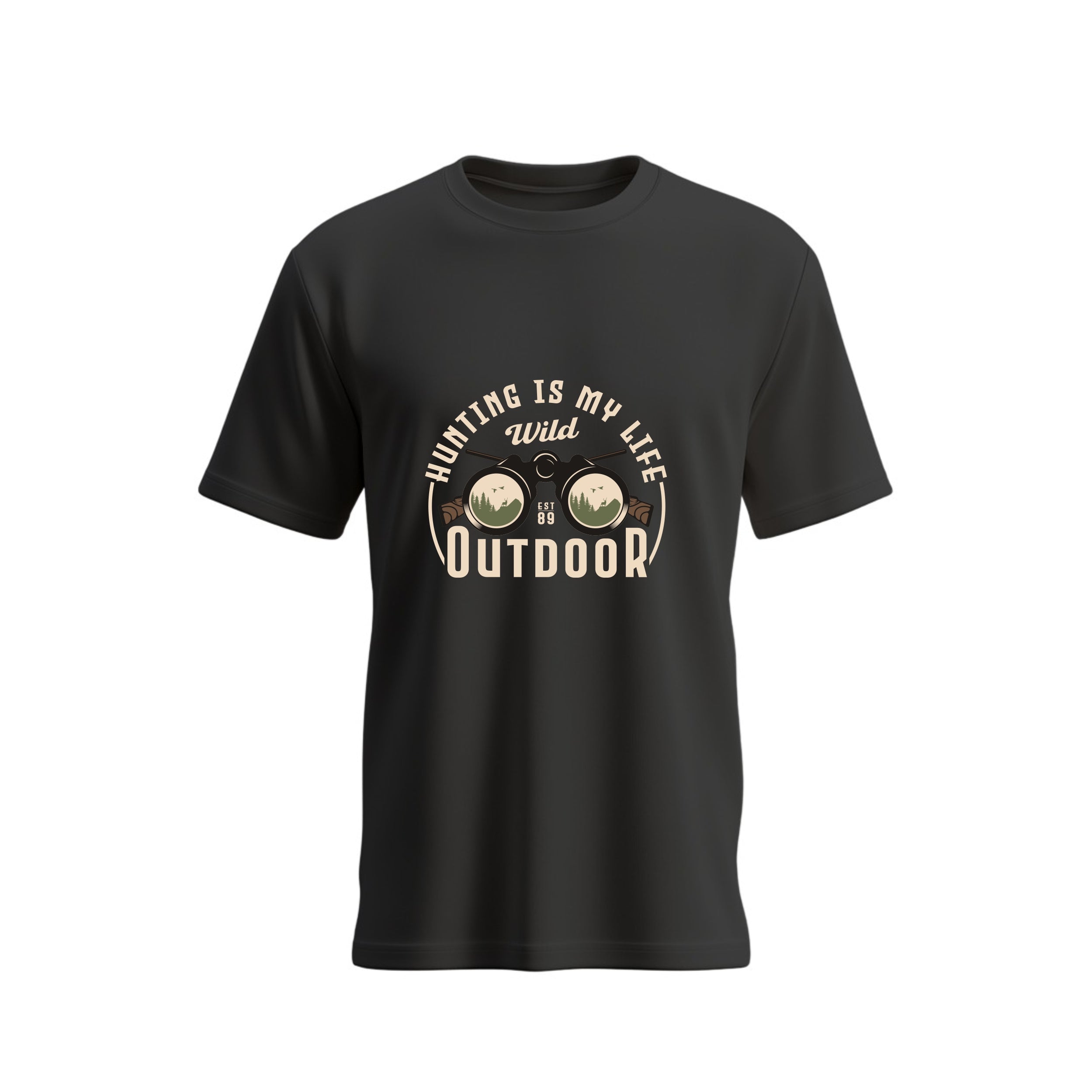 SIIEGE Wild Outdoor Theme Cotton T-Shirt For Men