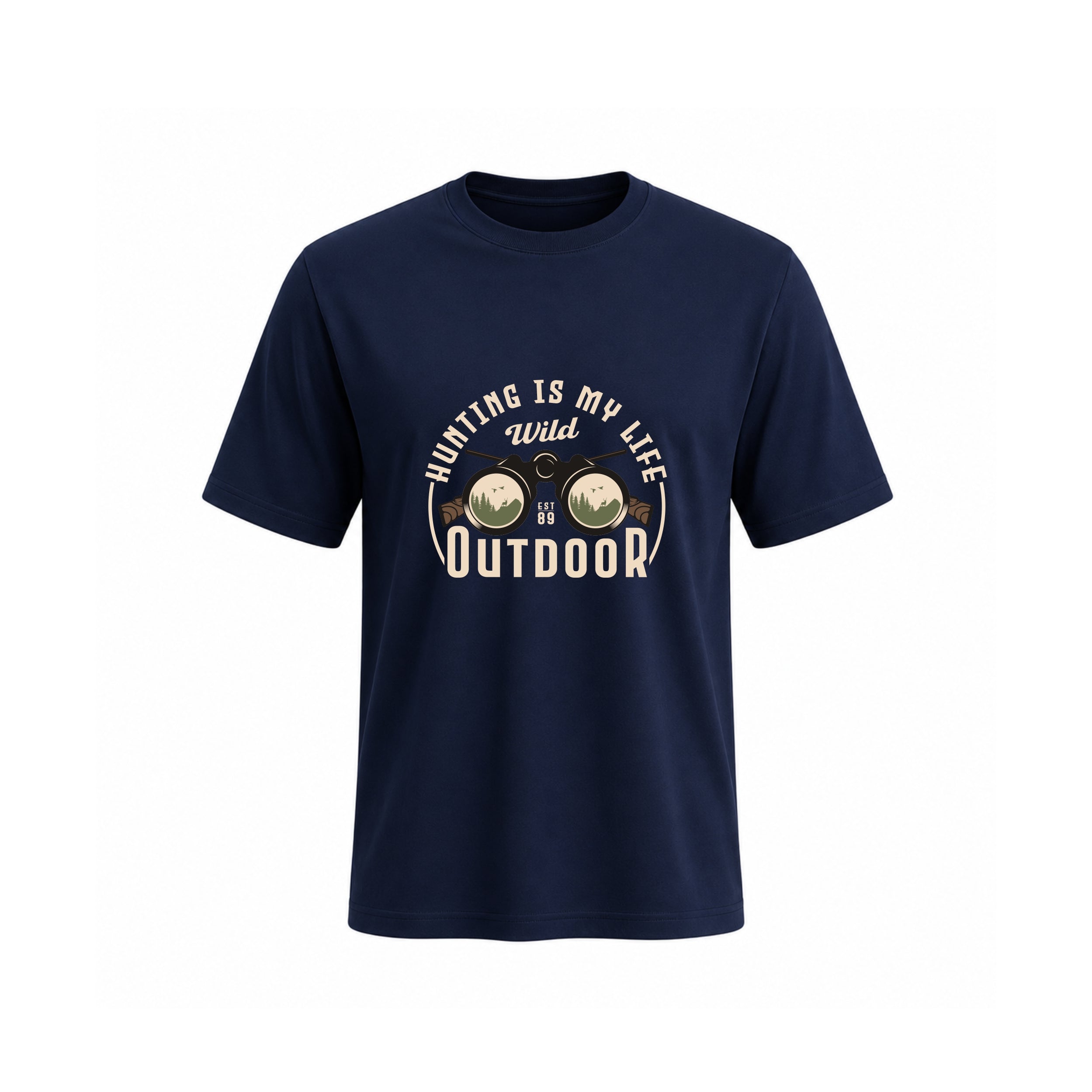 SIIEGE Wild Outdoor Theme Cotton T-Shirt For Men