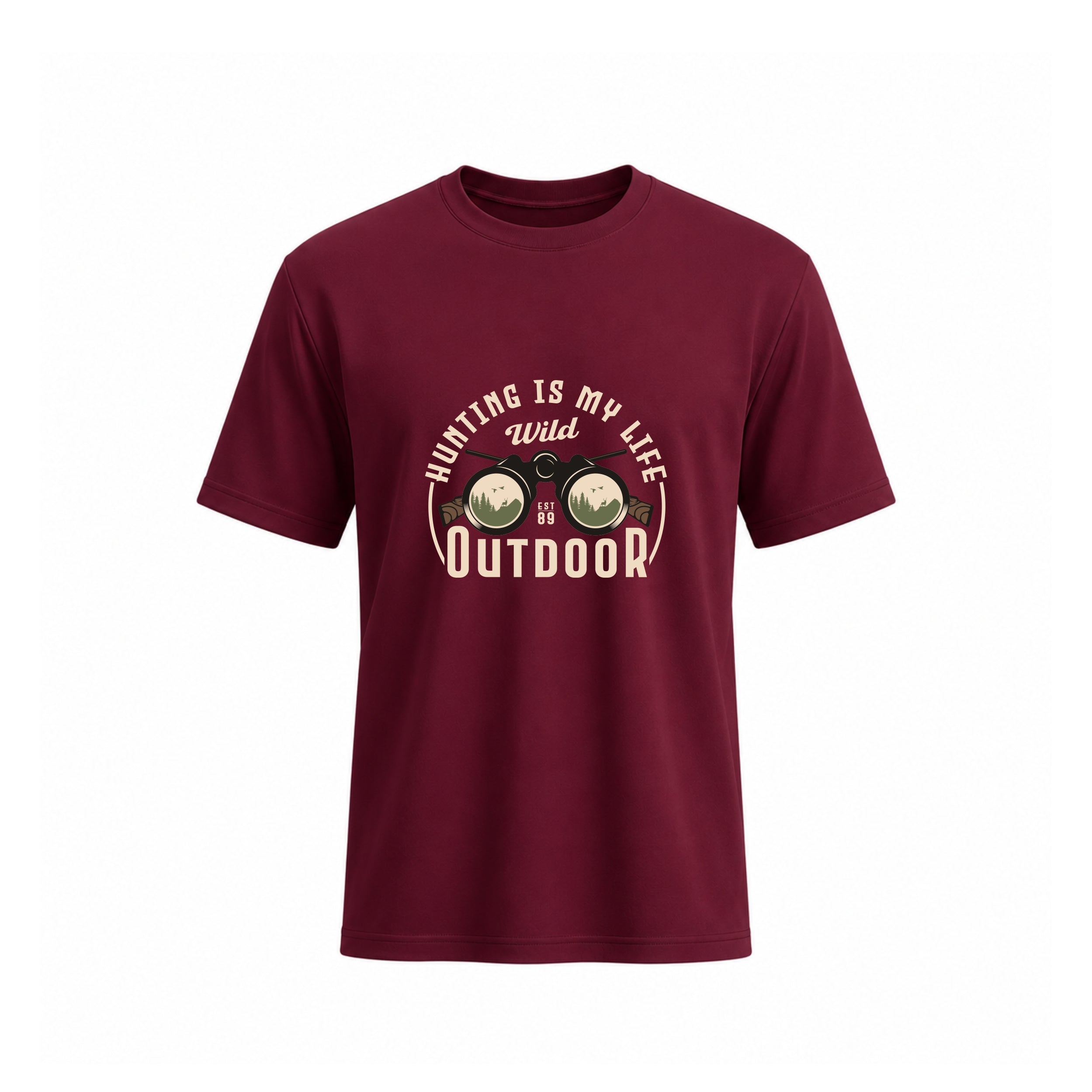 SIIEGE Wild Outdoor Theme Cotton T-Shirt For Men