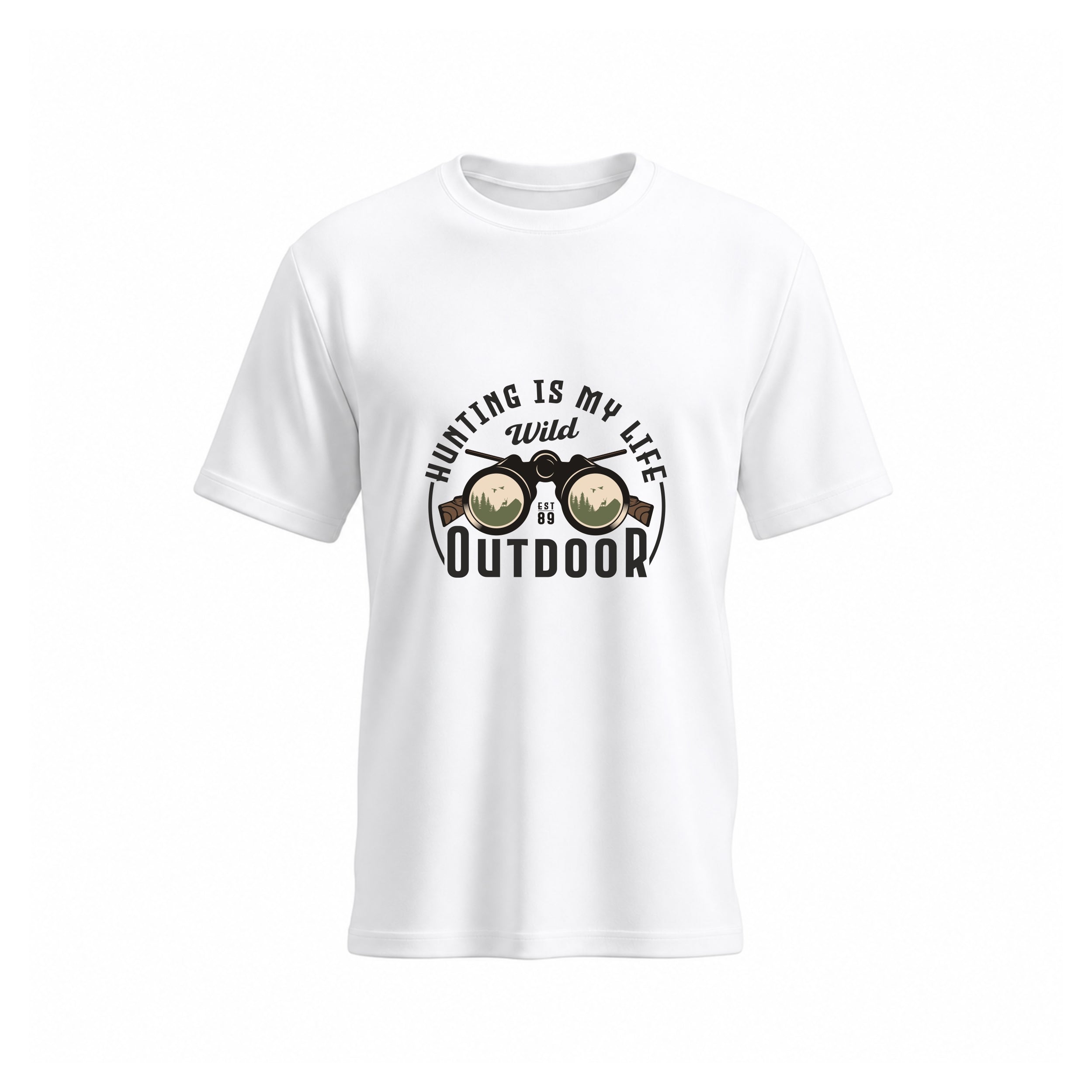 SIIEGE Wild Outdoor Theme Cotton T-Shirt For Men