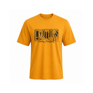 SIIEGE Emotions Destroy Everything Cotton T-Shirt for Men