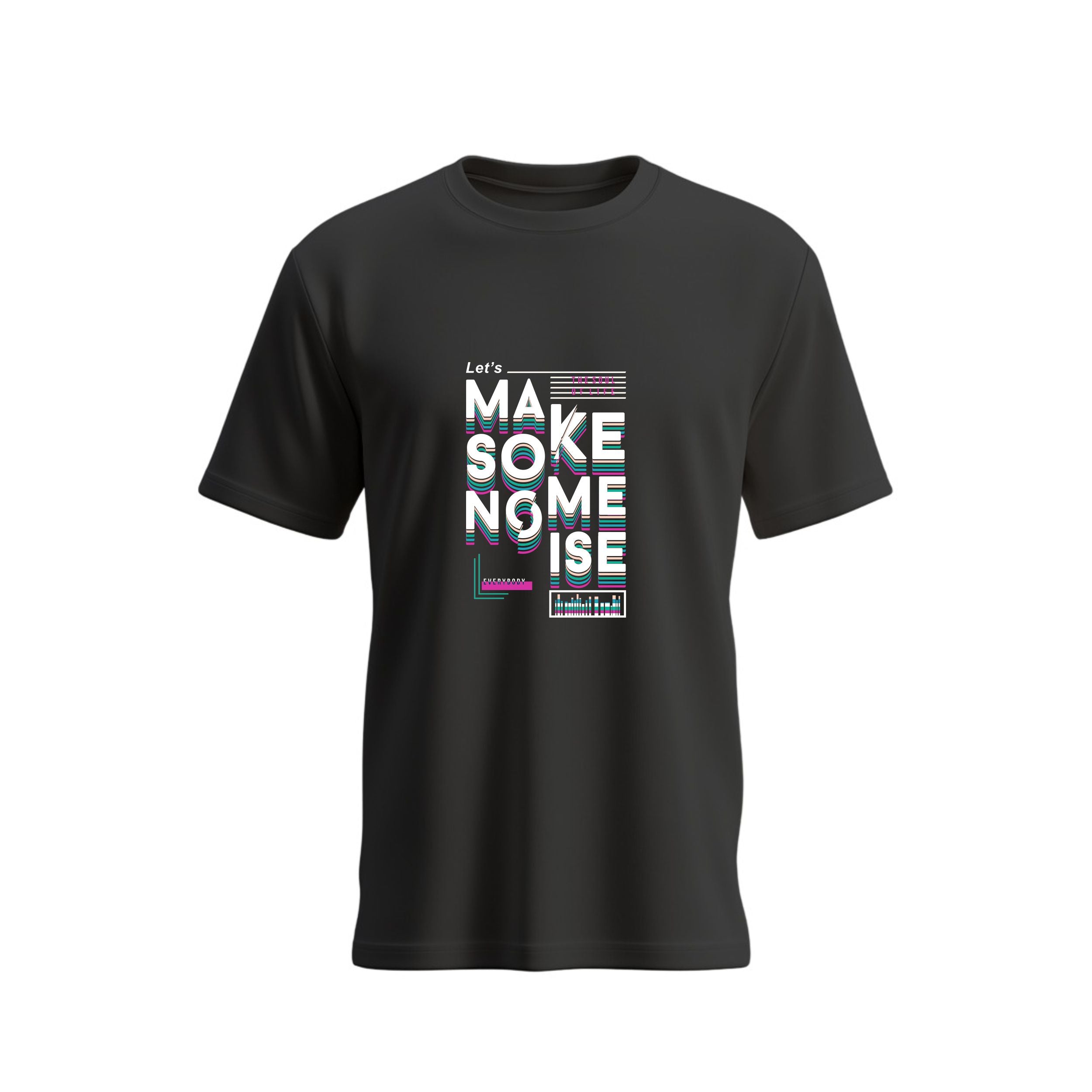 SIIEGE Make Some Noise Cotton T-Shirt For Men