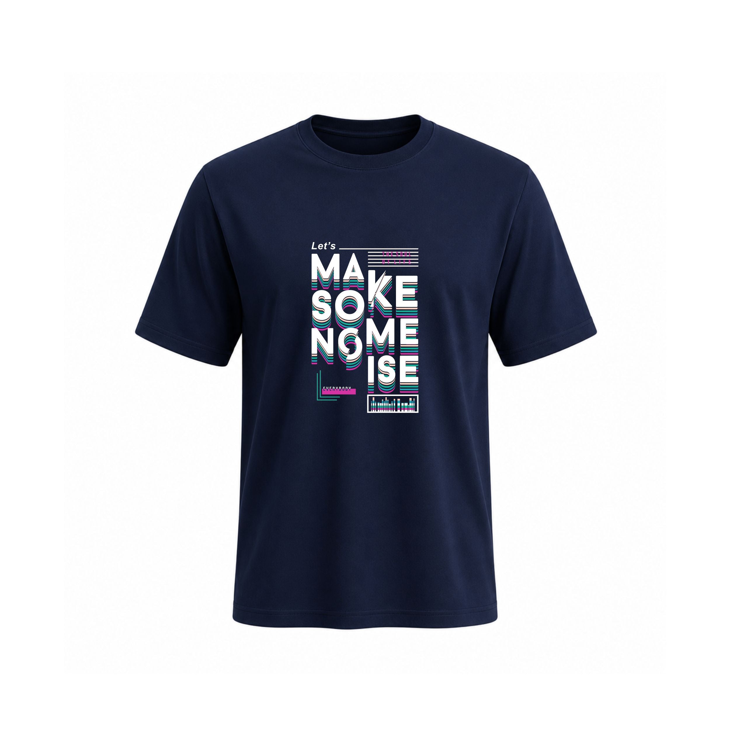 SIIEGE Make Some Noise Cotton T-Shirt For Men