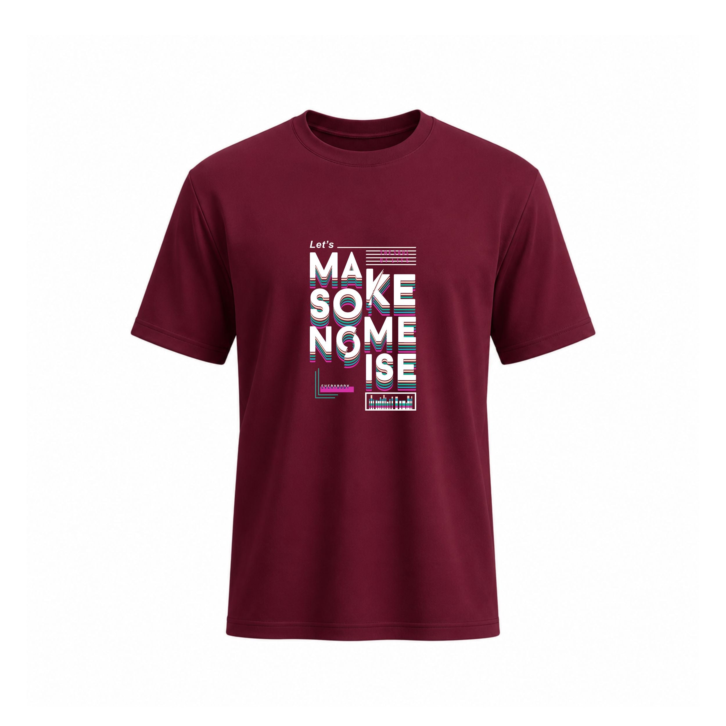 SIIEGE Make Some Noise Cotton T-Shirt For Men