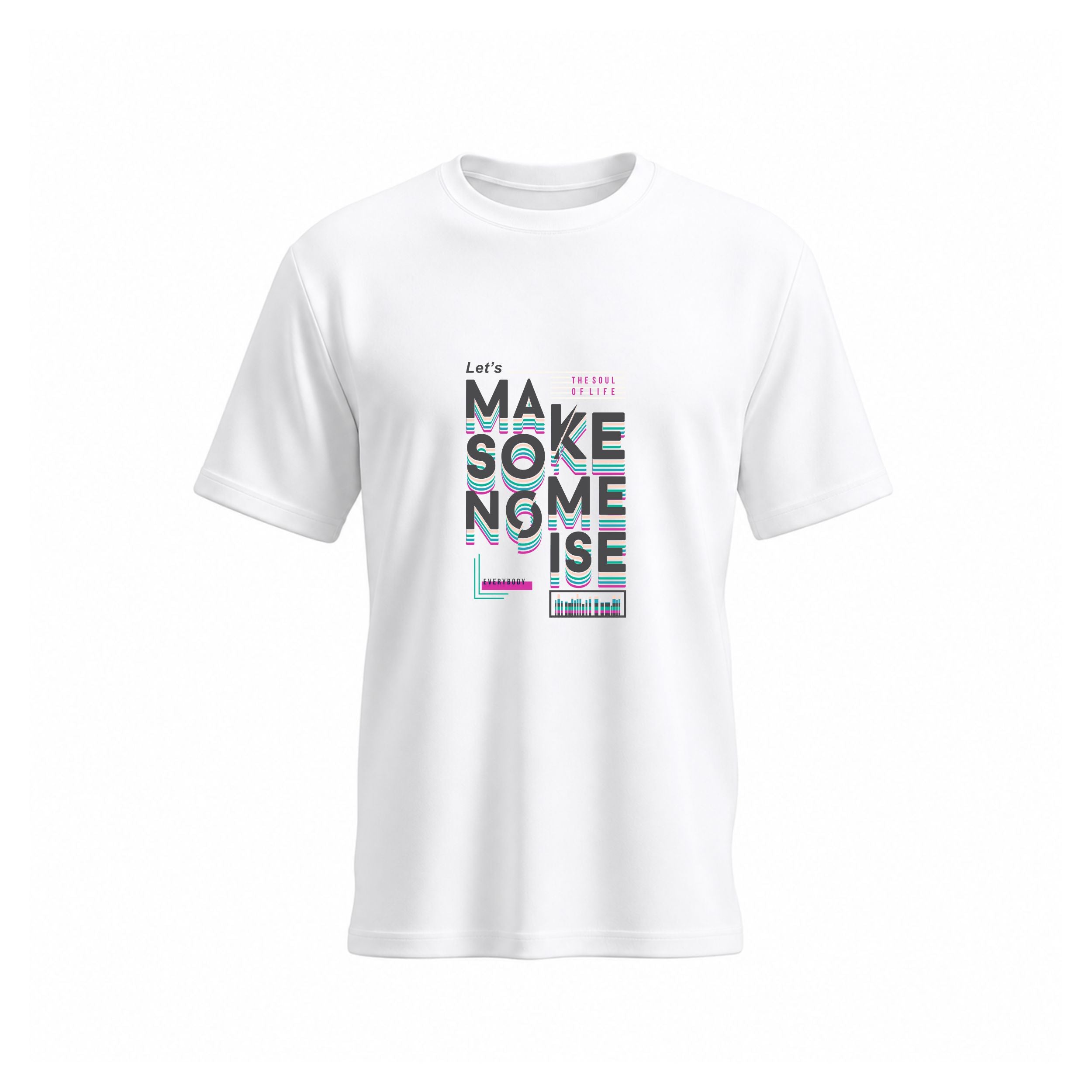 SIIEGE Make Some Noise Cotton T-Shirt For Men