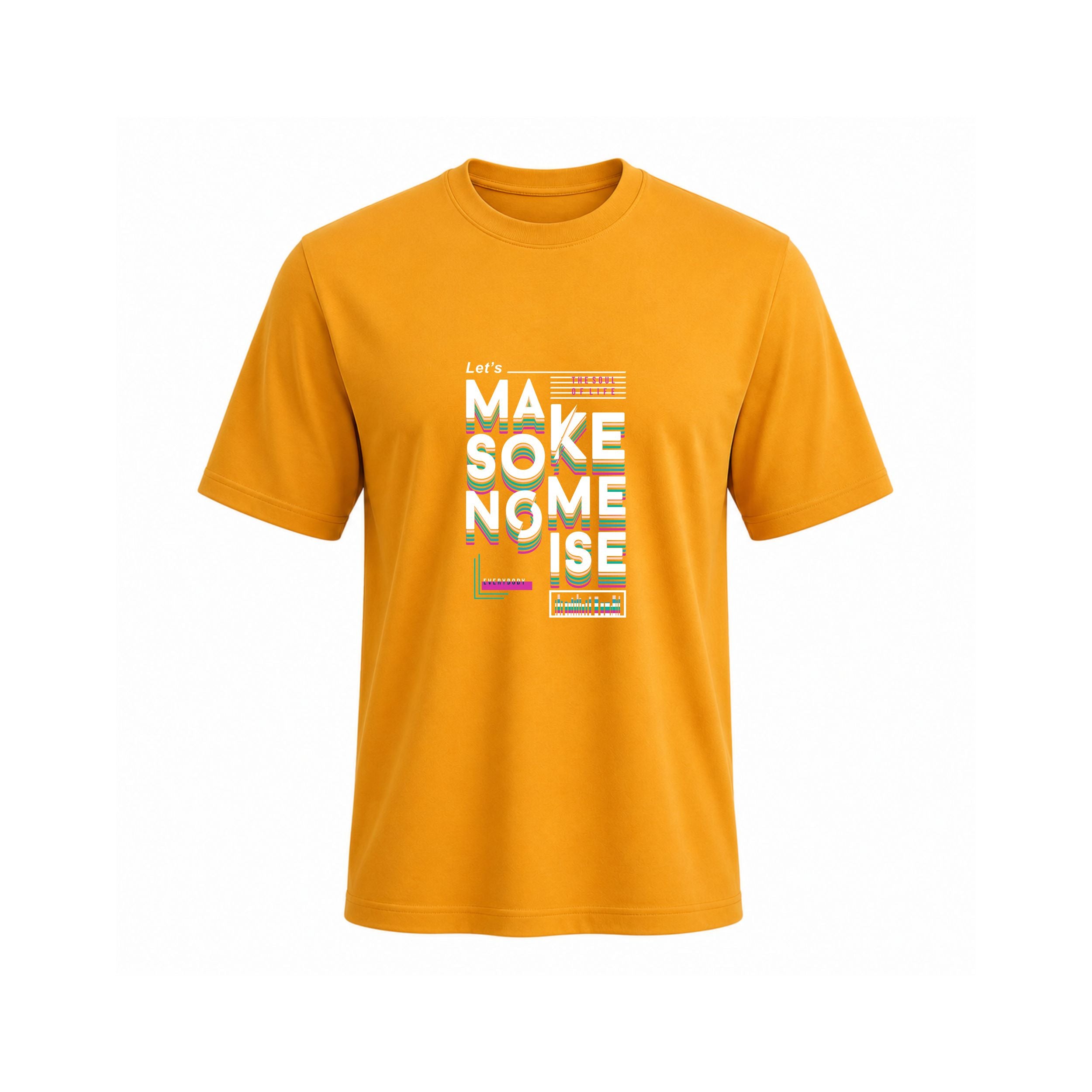 SIIEGE Make Some Noise Cotton T-Shirt For Men