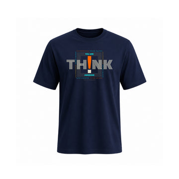 SIIEGE Think Positive Cotton T-Shirt For Men