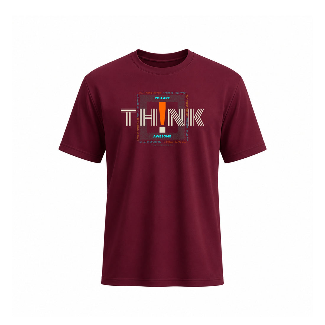 SIIEGE Think Positive Cotton T-Shirt For Men
