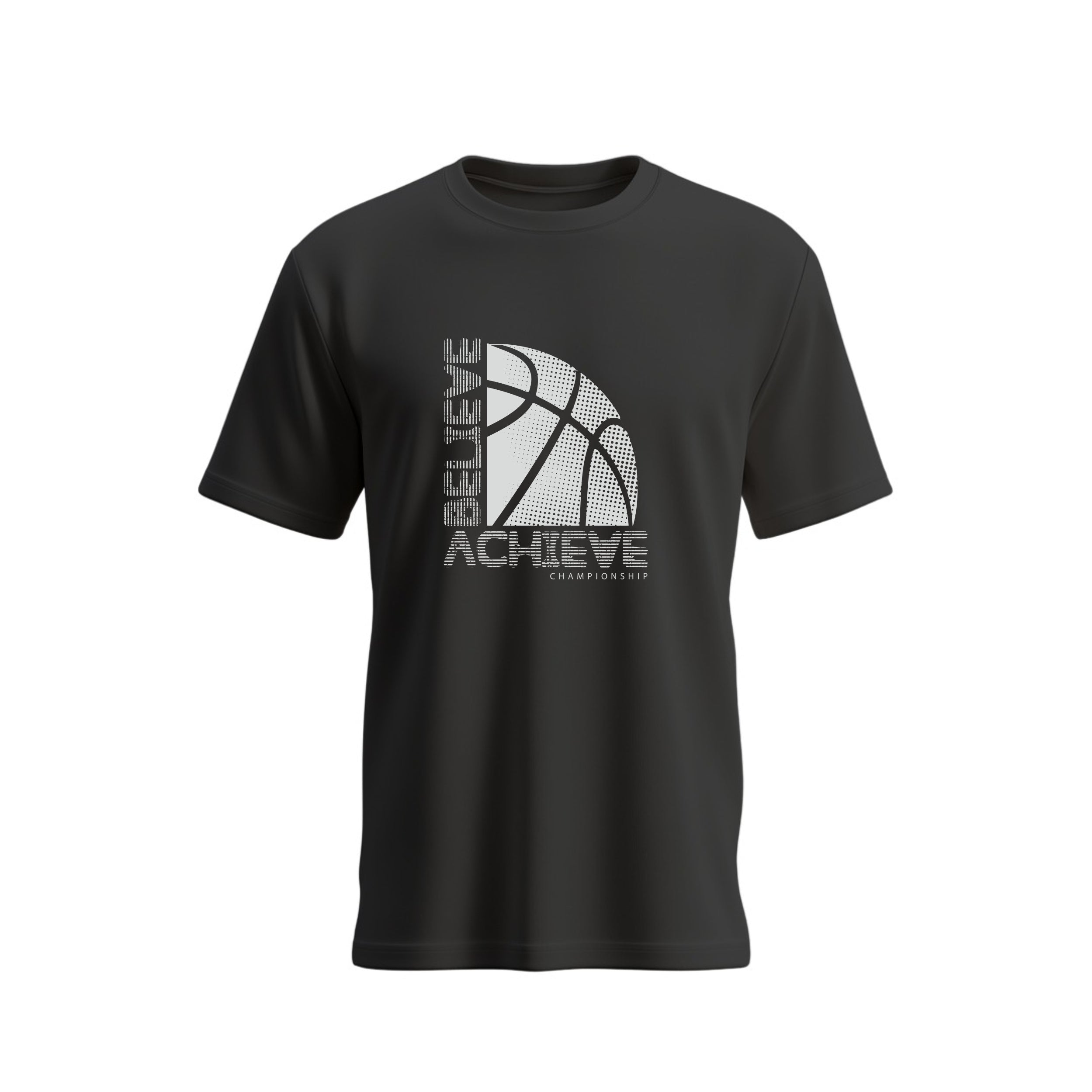 SIIEGE Believe Achieve Basketball Soft Cotton T-Shirt For Men