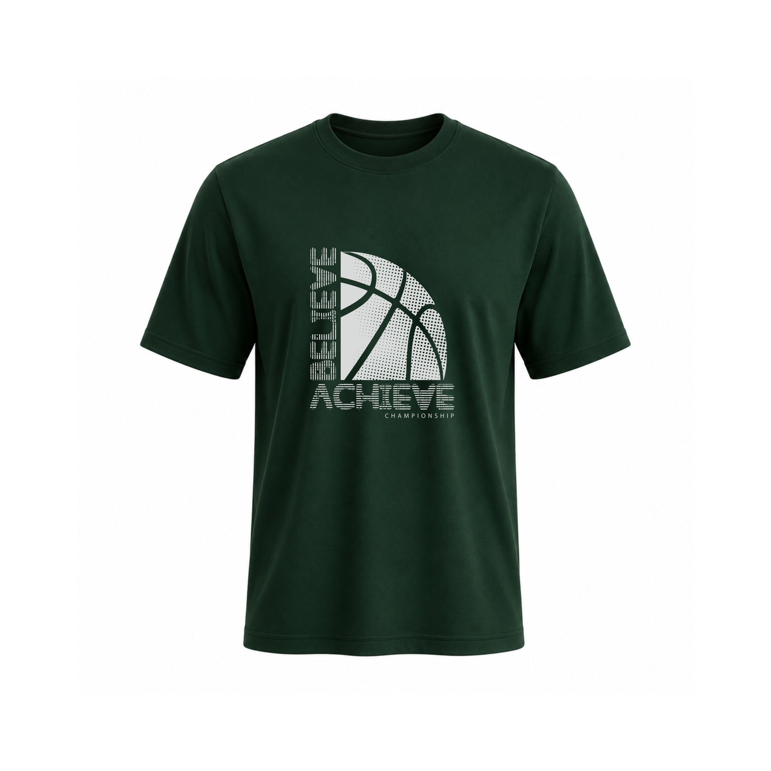SIIEGE Believe Achieve Basketball Soft Cotton T-Shirt For Men