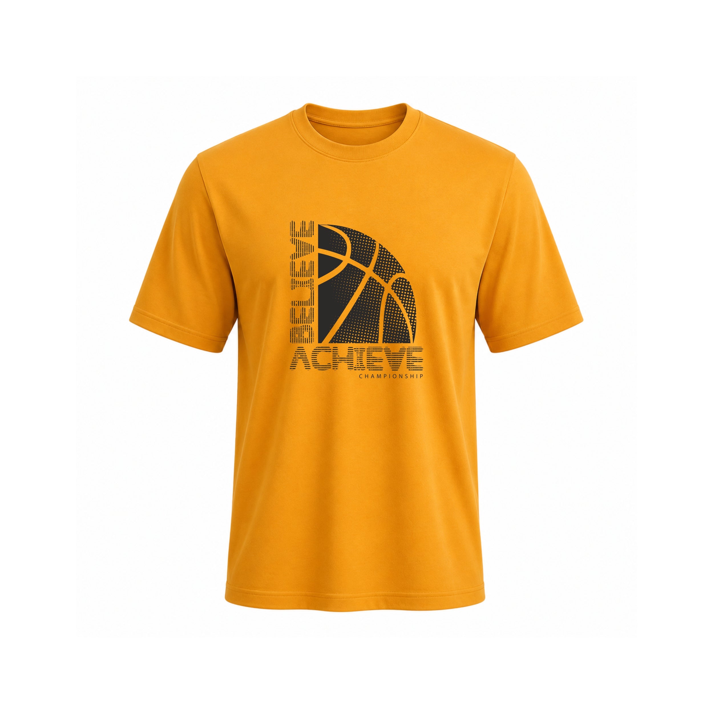 SIIEGE Believe Achieve Basketball Soft Cotton T-Shirt For Men