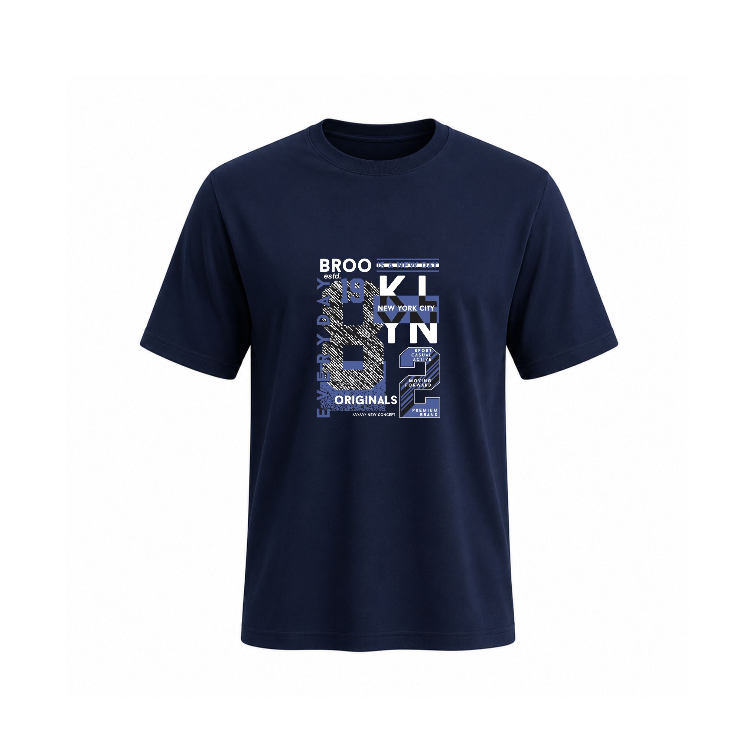 SIIEGE Brooklyn NYC Soft Cotton T-Shirt For Men