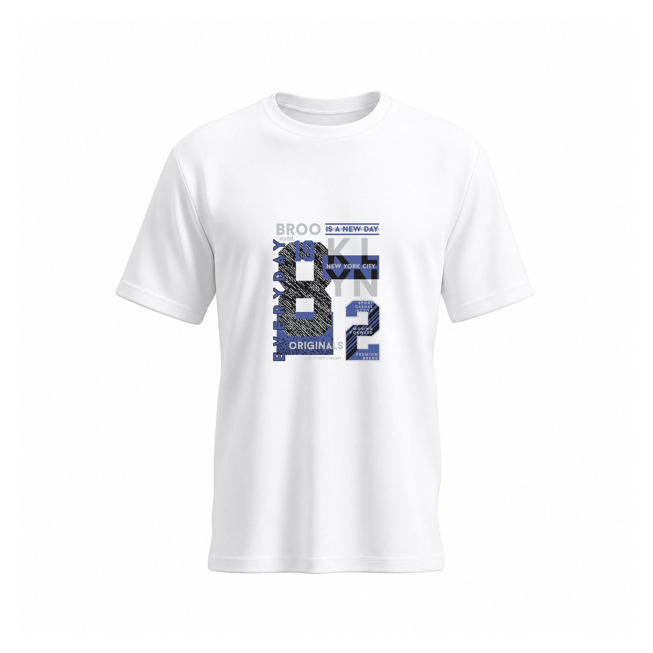 SIIEGE Brooklyn NYC Soft Cotton T-Shirt For Men