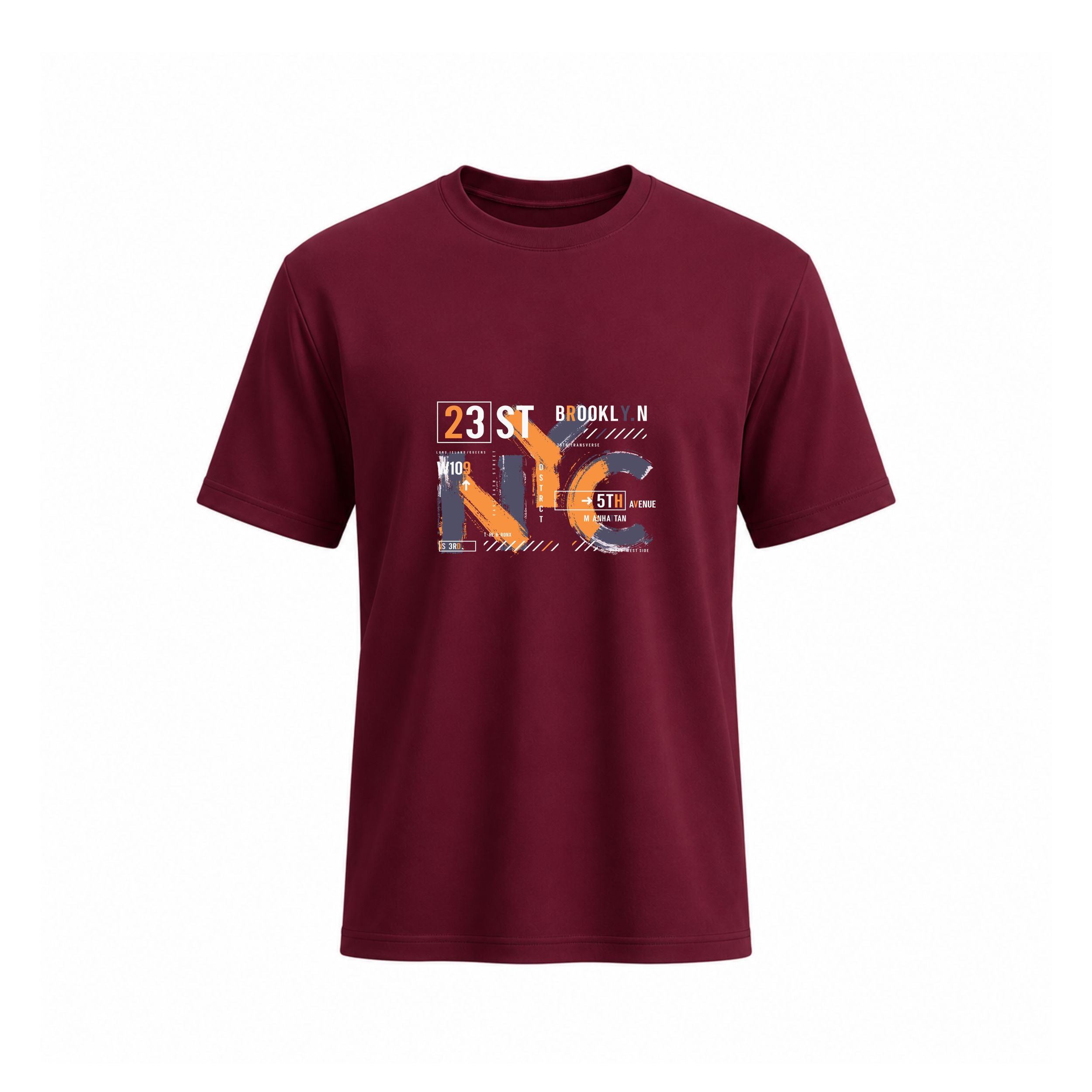 SIIEGE Brooklyn NYC Soft Cotton T-Shirt For Men