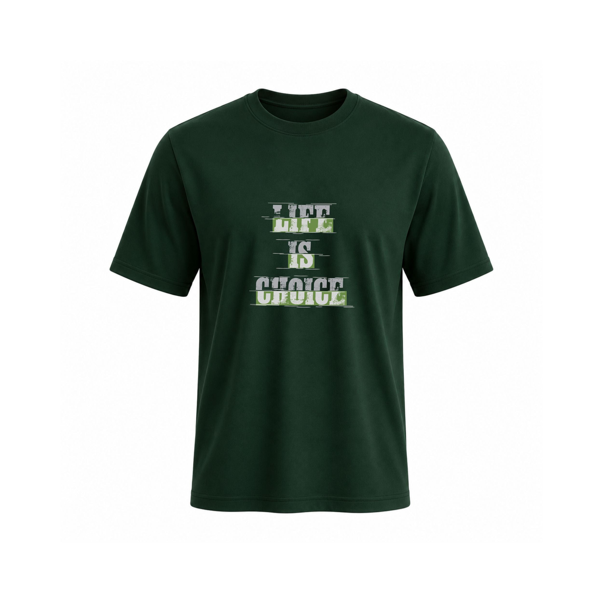 SIIEGE Life is Choice Soft Cotton T-Shirt For Men